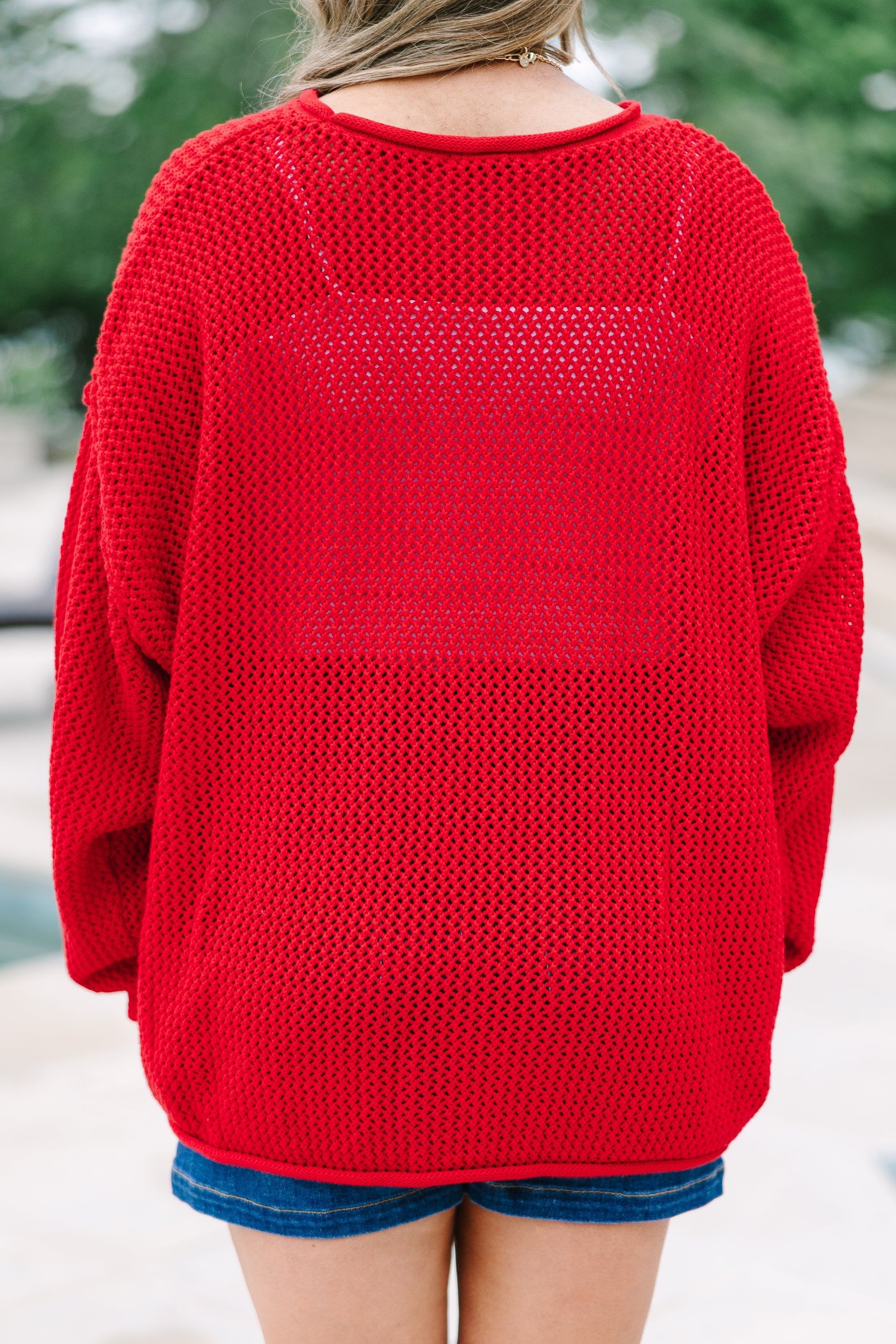 Stars and Stripes Sweater, Ruby