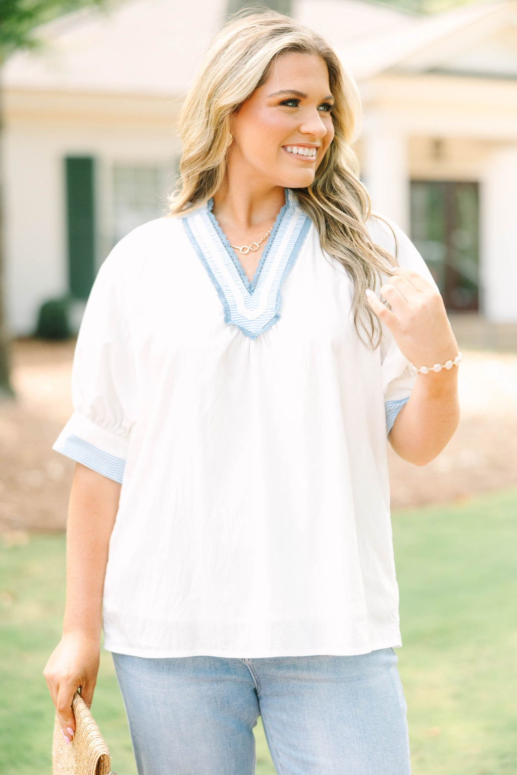 Start The Day Top, White