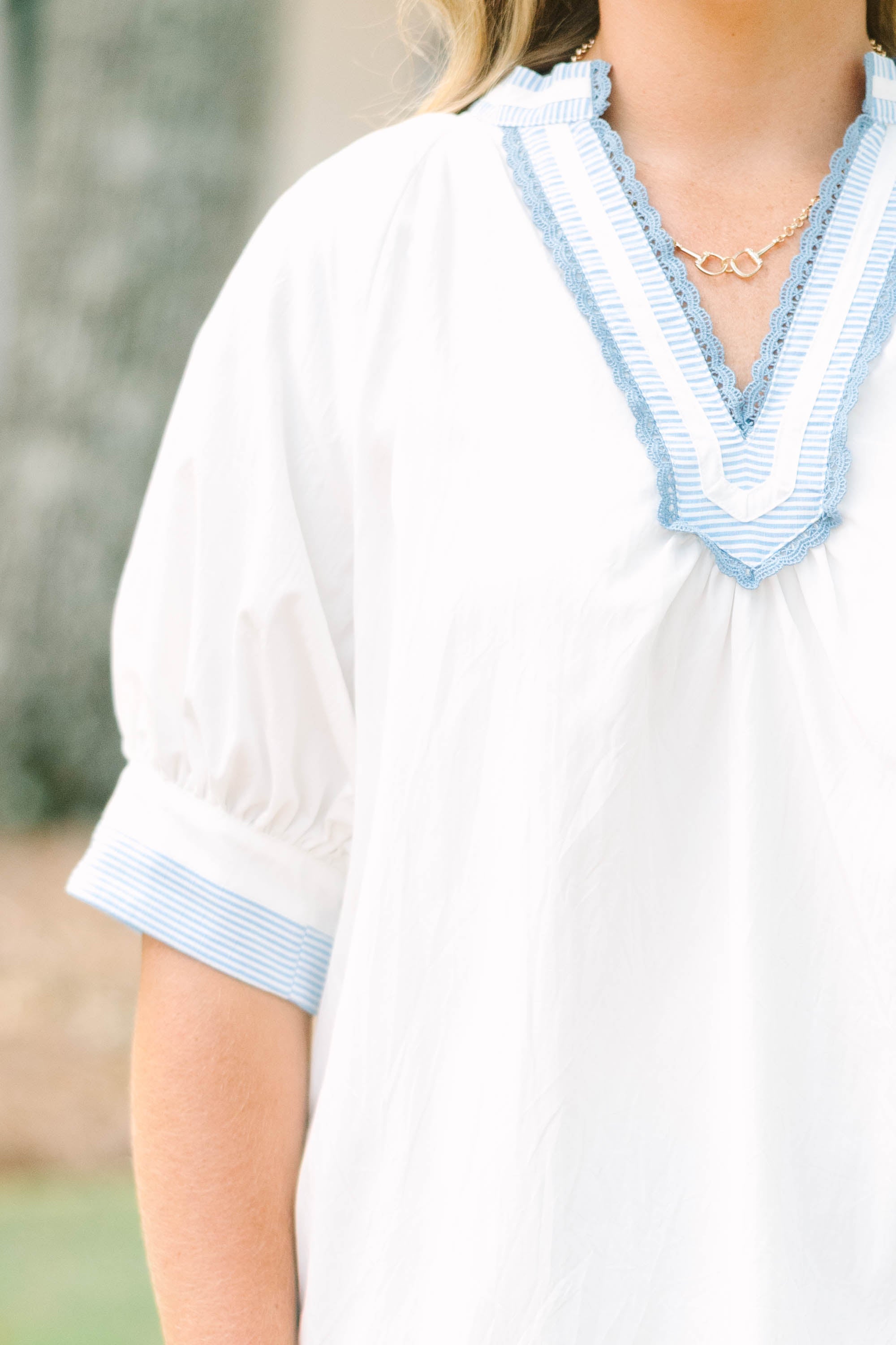 Start The Day Top, White