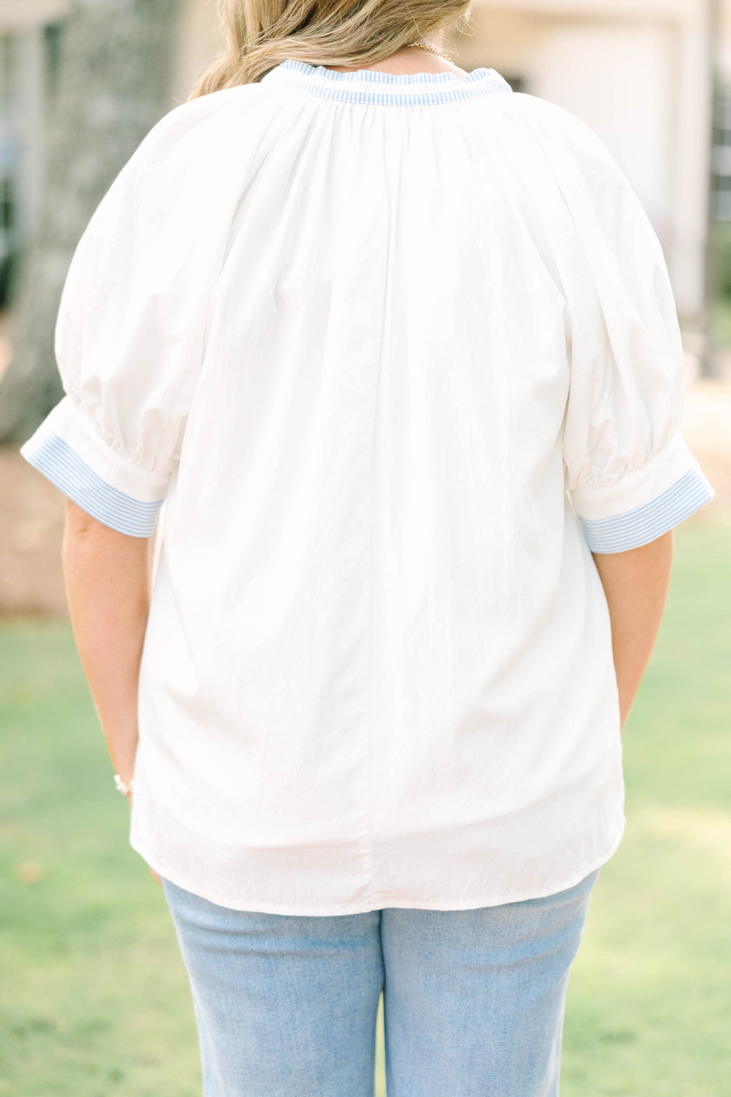 Start The Day Top, White