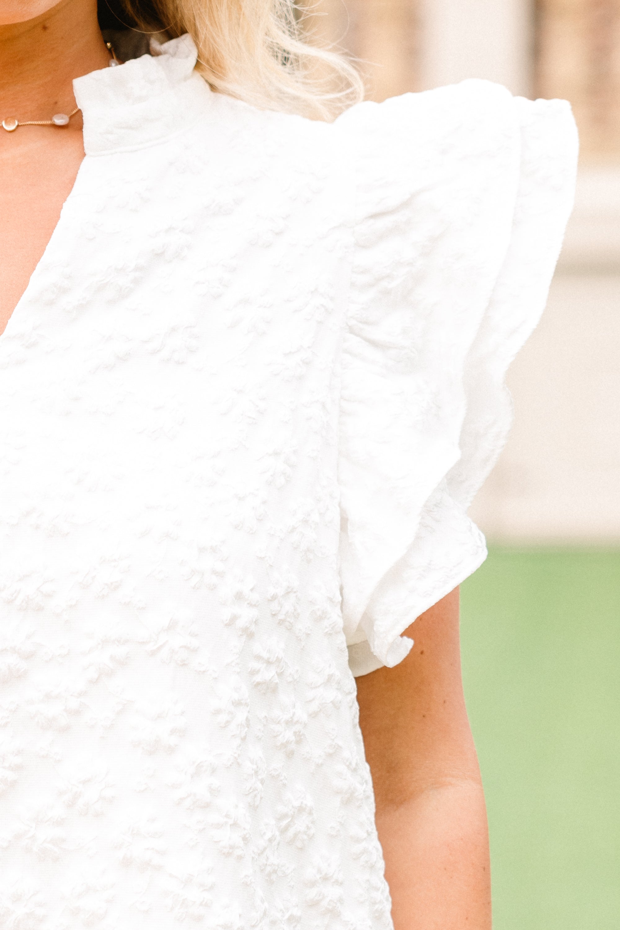 Stay Awhile Dress, White