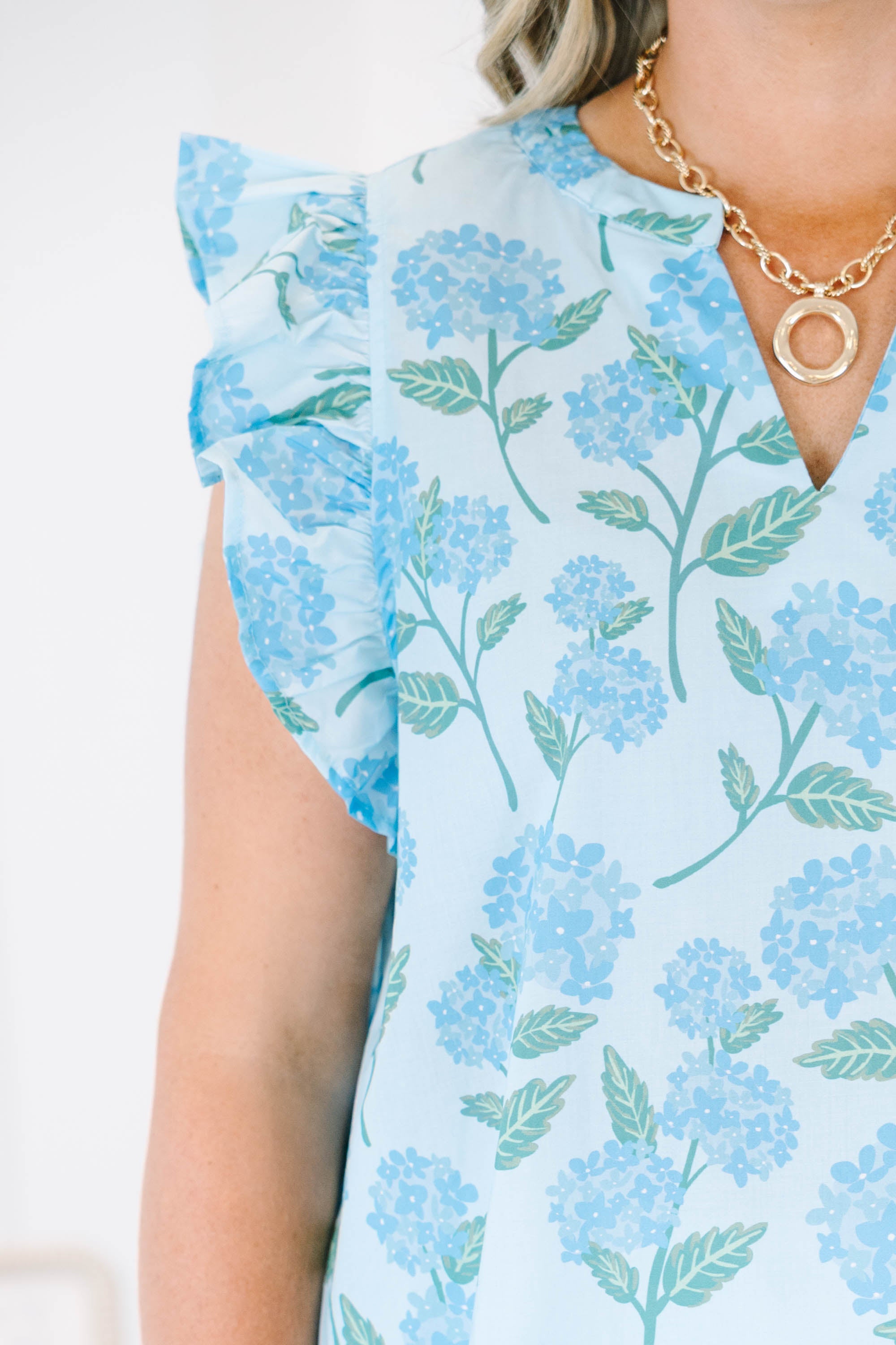 Stay Awhile Top, Blue