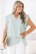 Stay Awhile Top, Sage Floral