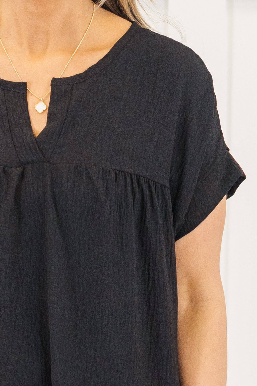 Staying Optimistic Top, Black