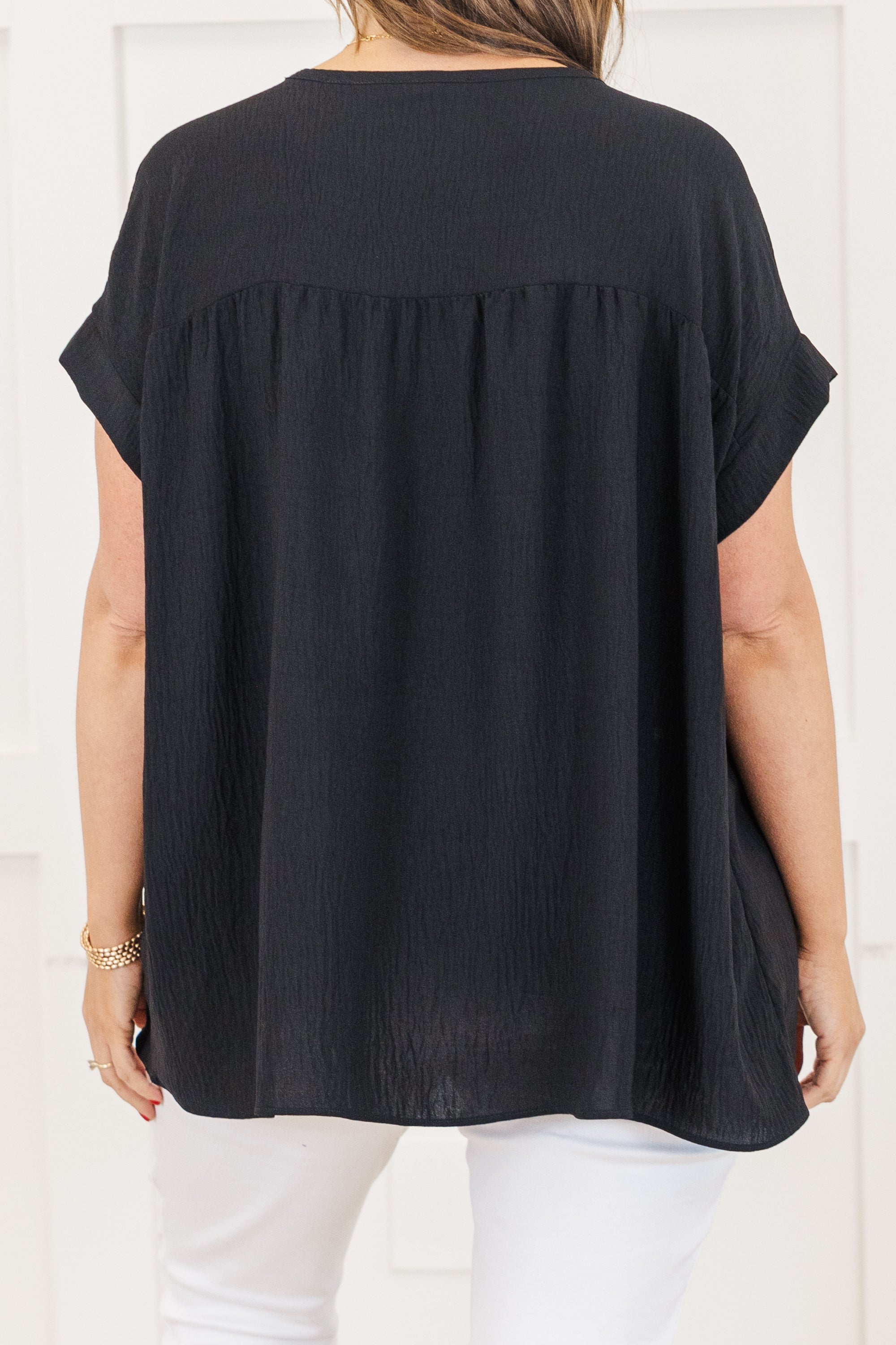 Staying Optimistic Top, Black