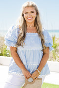 Stellar Beauty Top, Blue