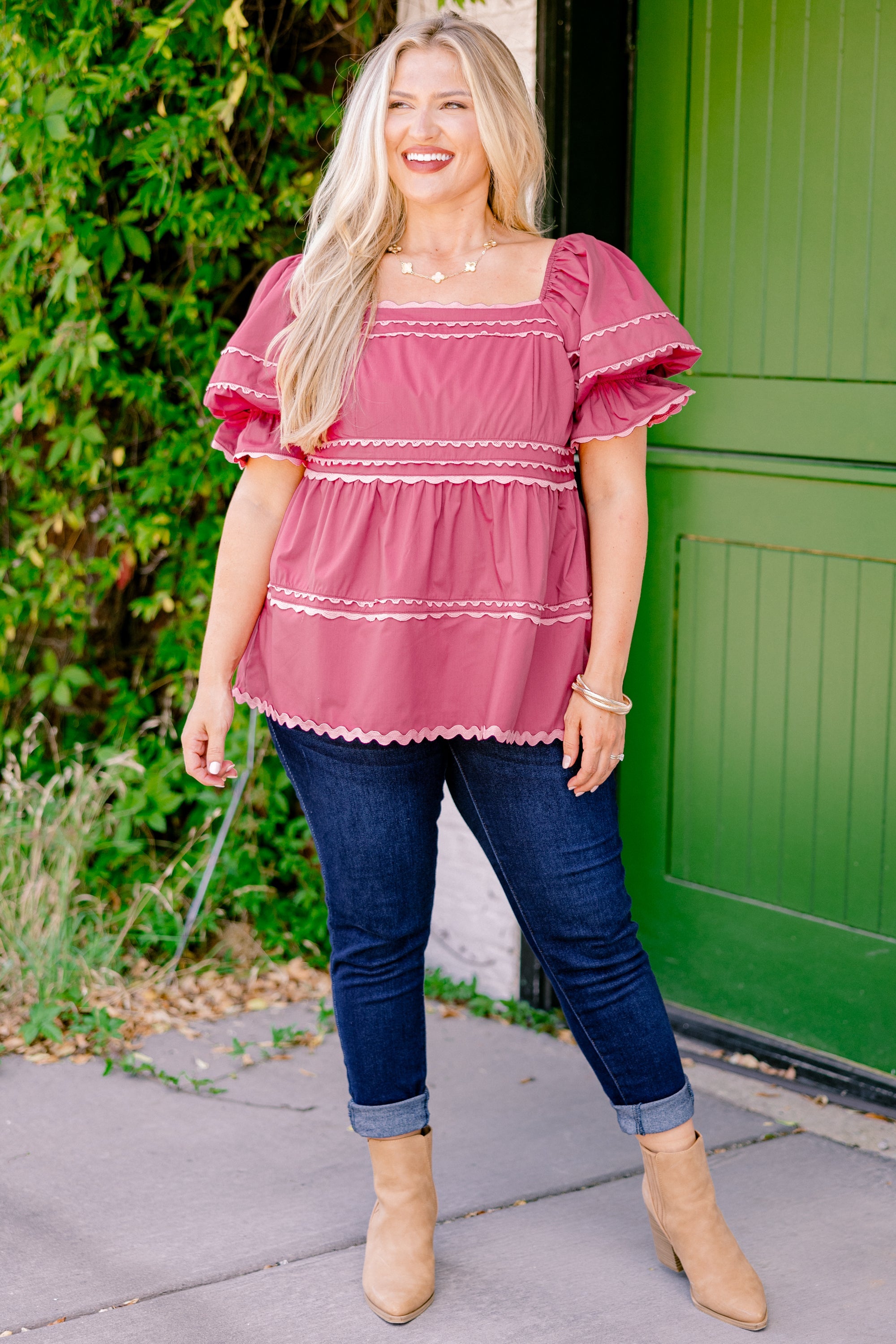 Stellar Beauty Top, Pink
