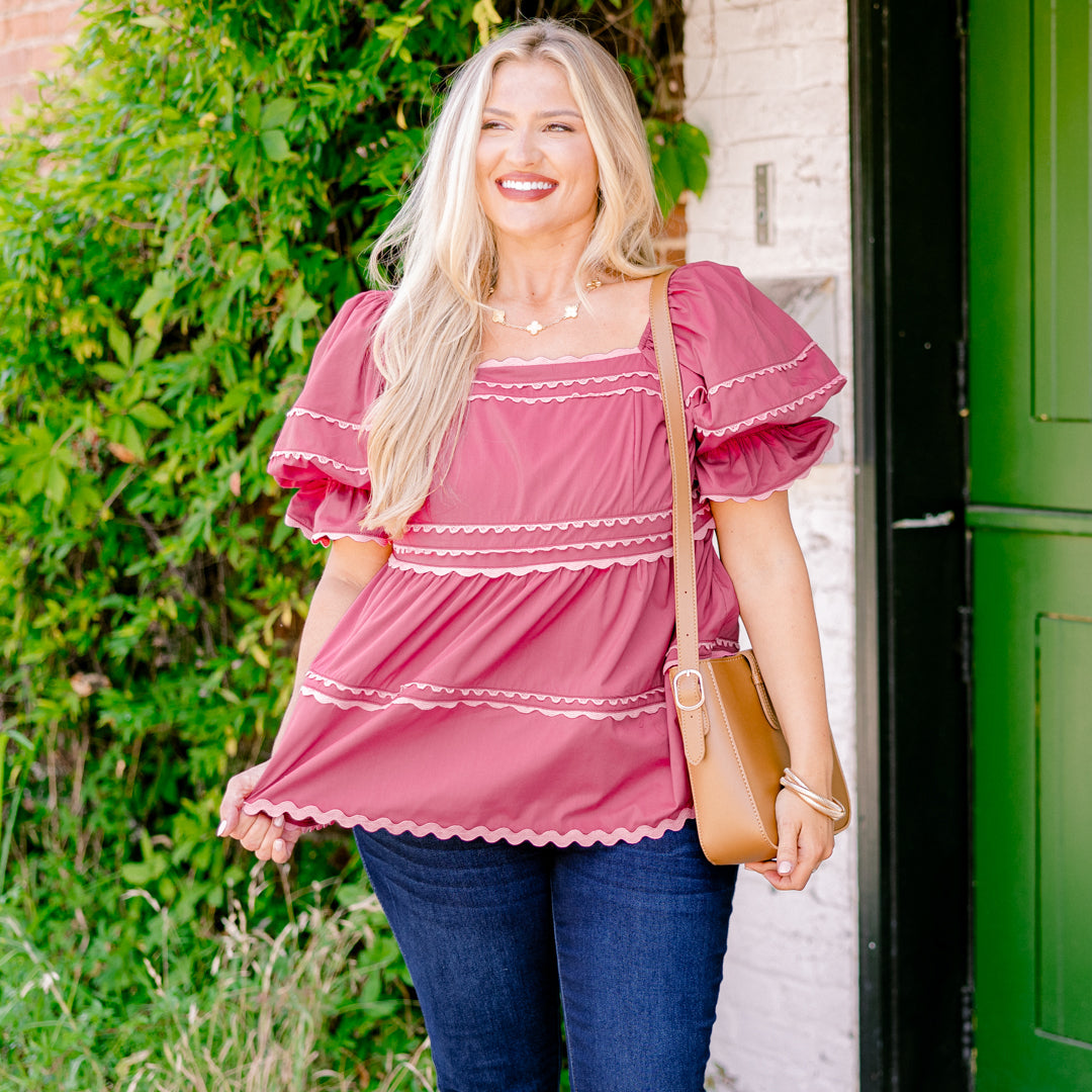 Stellar Beauty Top, Pink