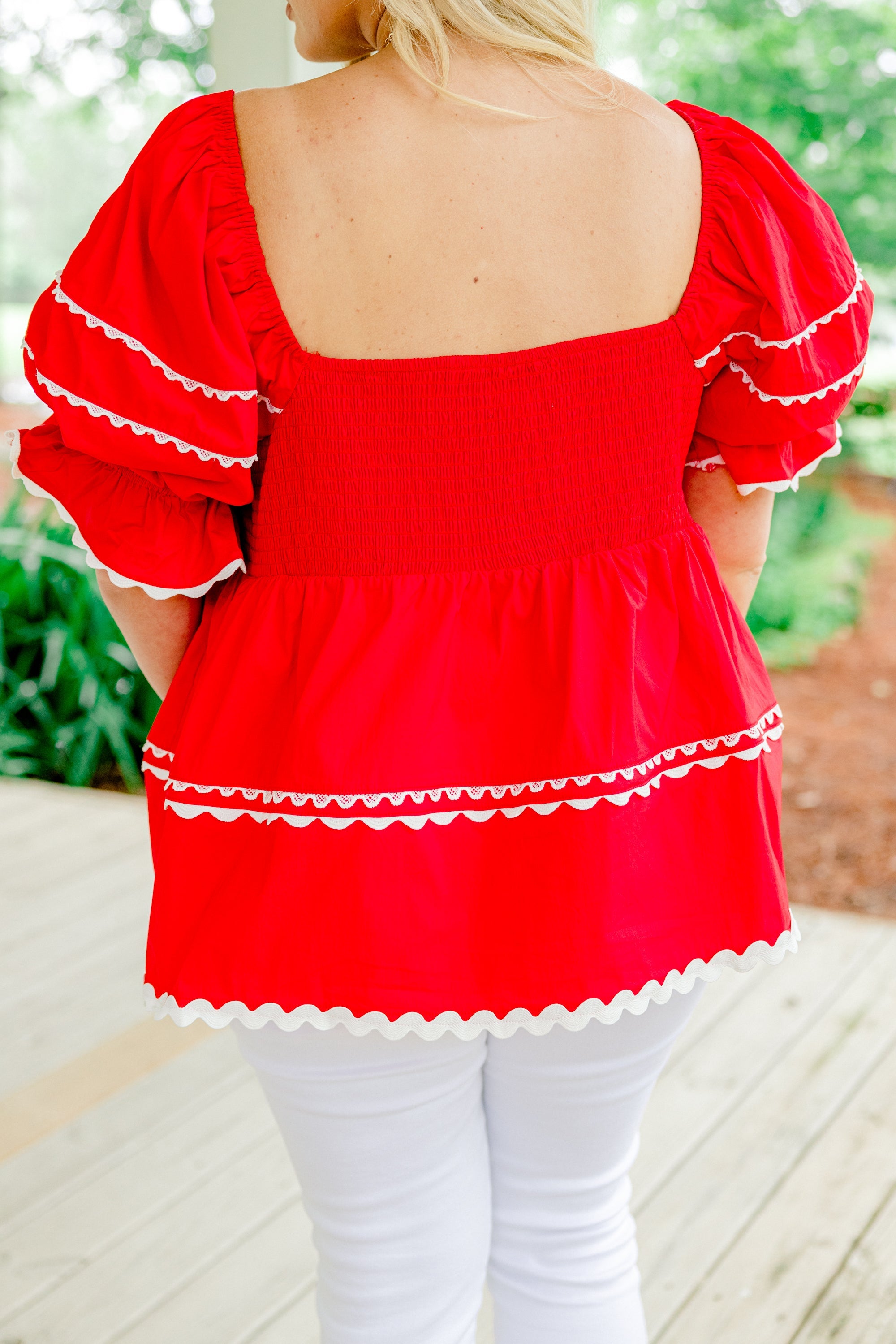 Stellar Beauty Top, Red