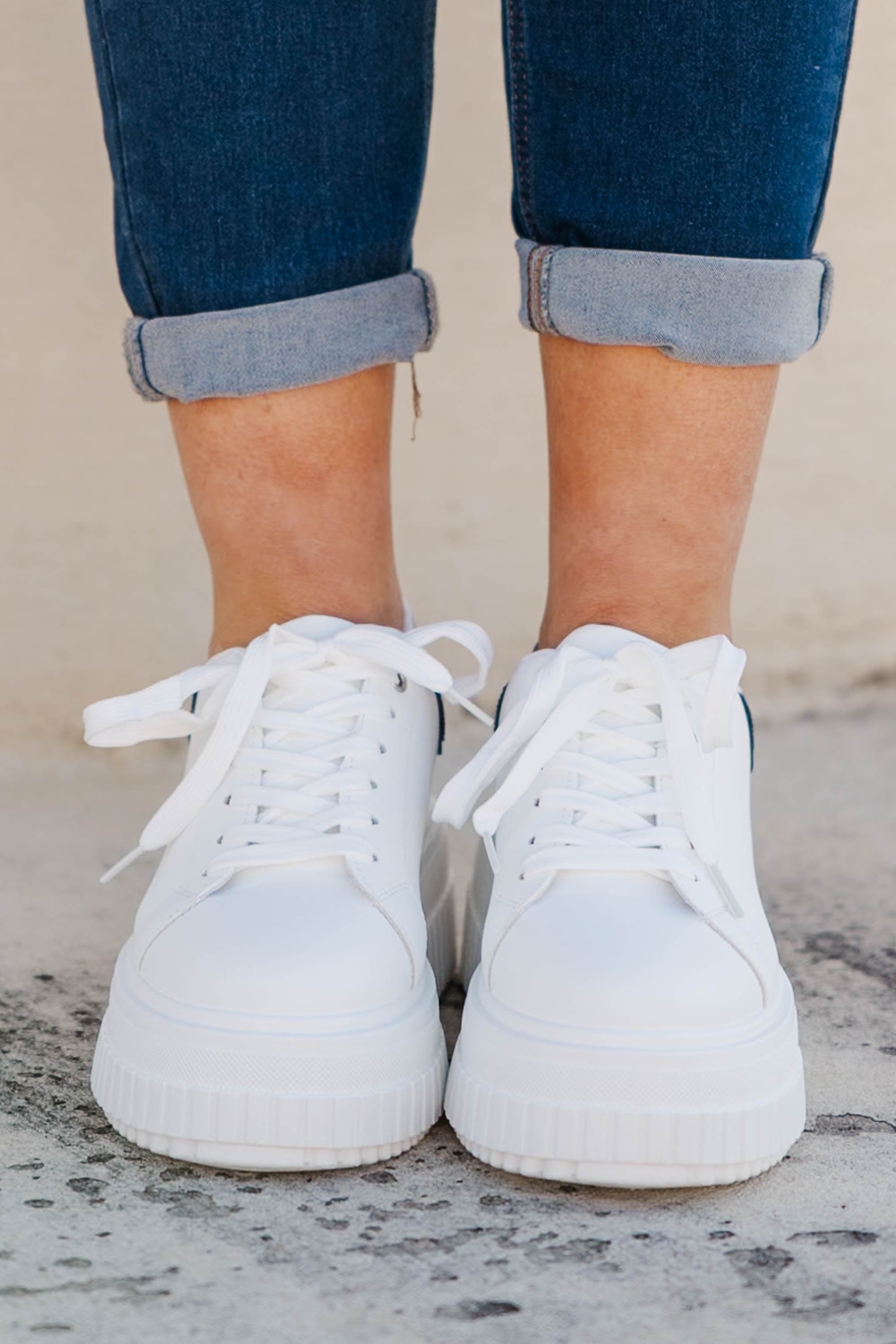 Step and Sparkle Shoes, White-Black