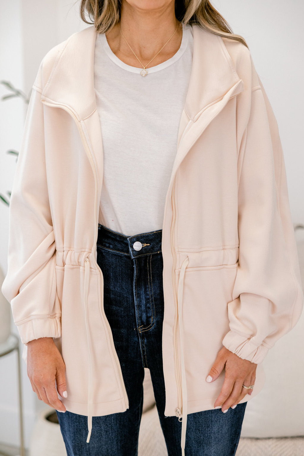 Step Up Jacket, Ivory