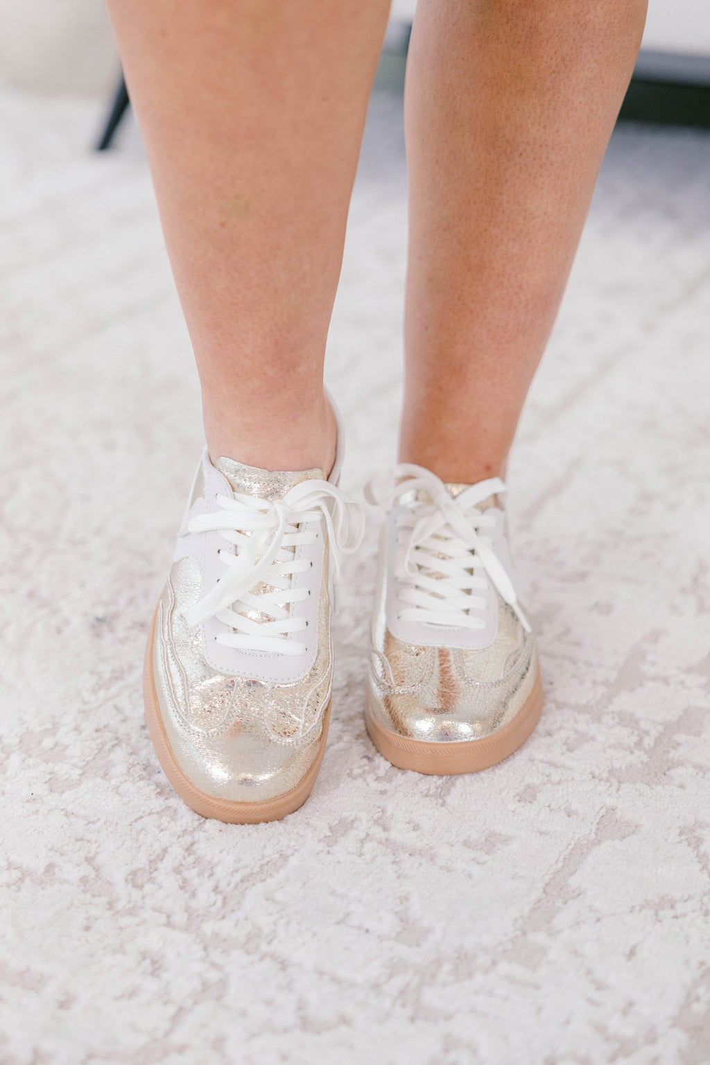 Still Here Sneakers, Gold