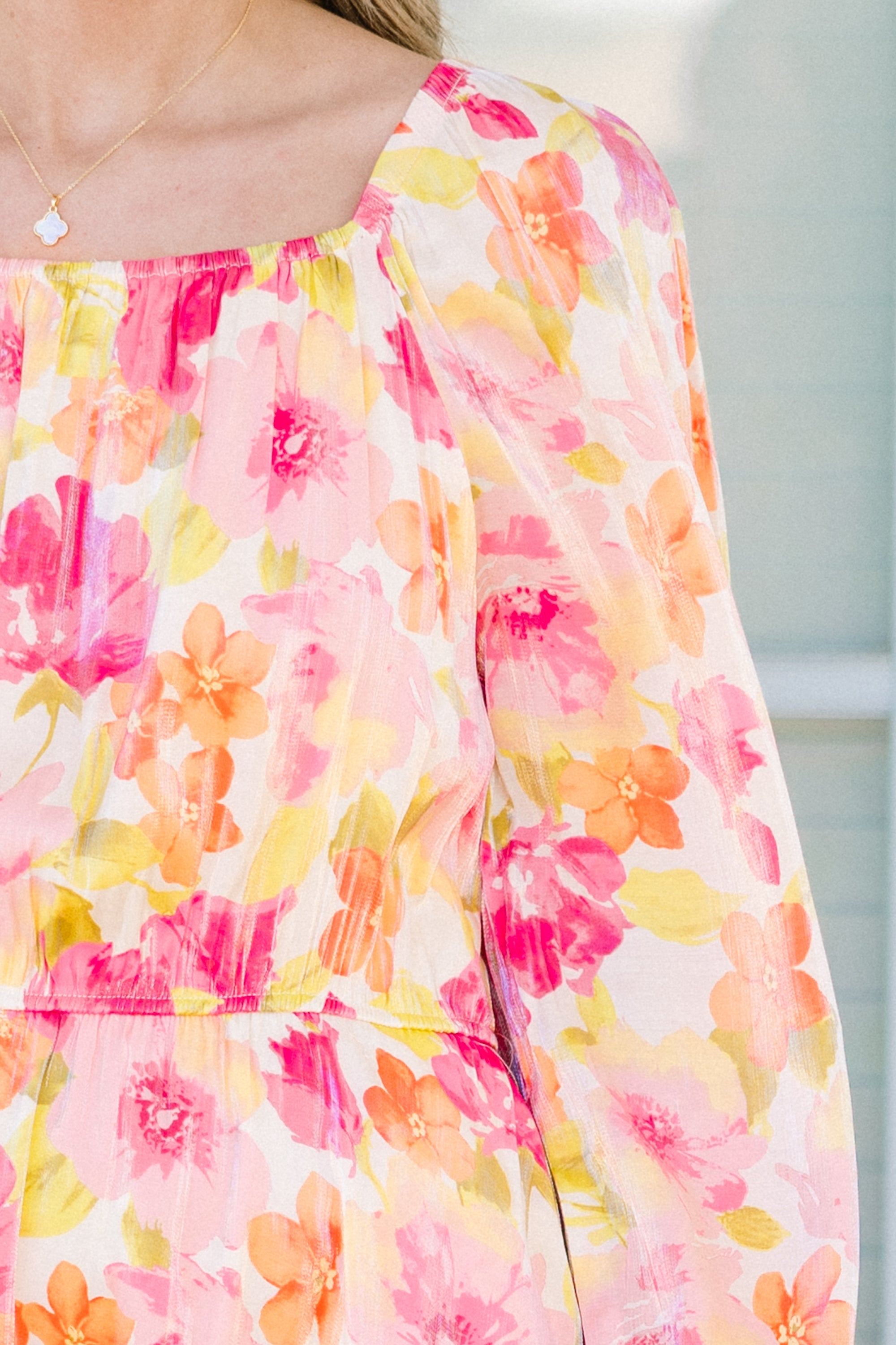 Story Unfolding Dress, Pink
