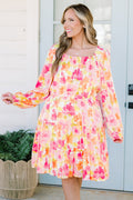 Story Unfolding Dress, Pink