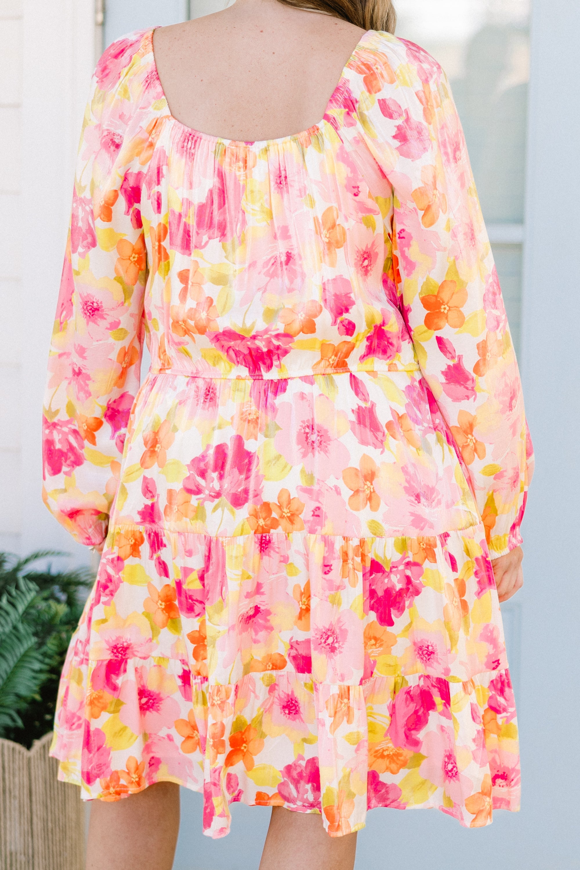 Story Unfolding Dress, Pink