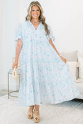 Straight Shot Dress, Baby Blue Stripe