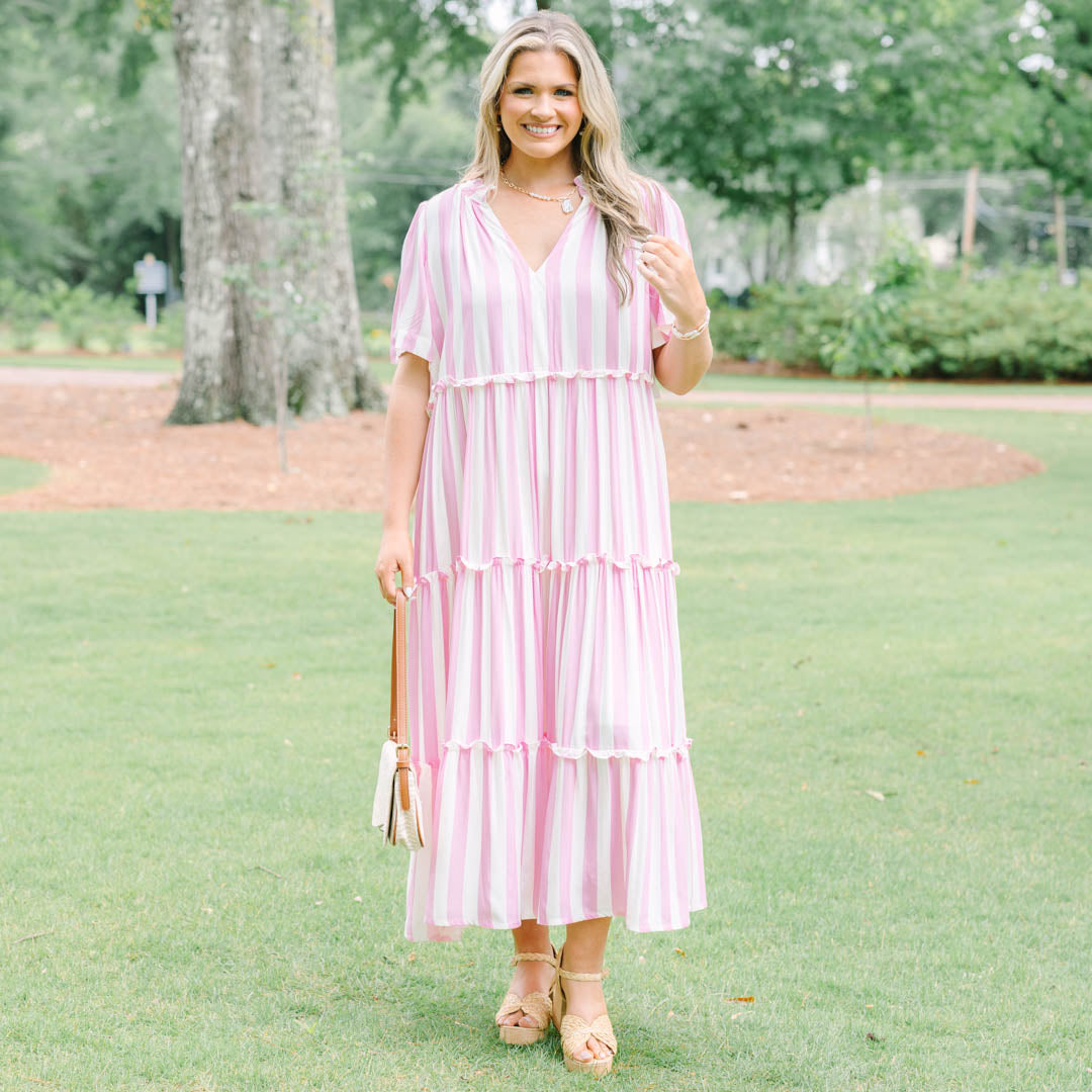 Straight Shot Dress, Bubblegum Pink