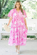 Straight Shot Dress, Fuchsia