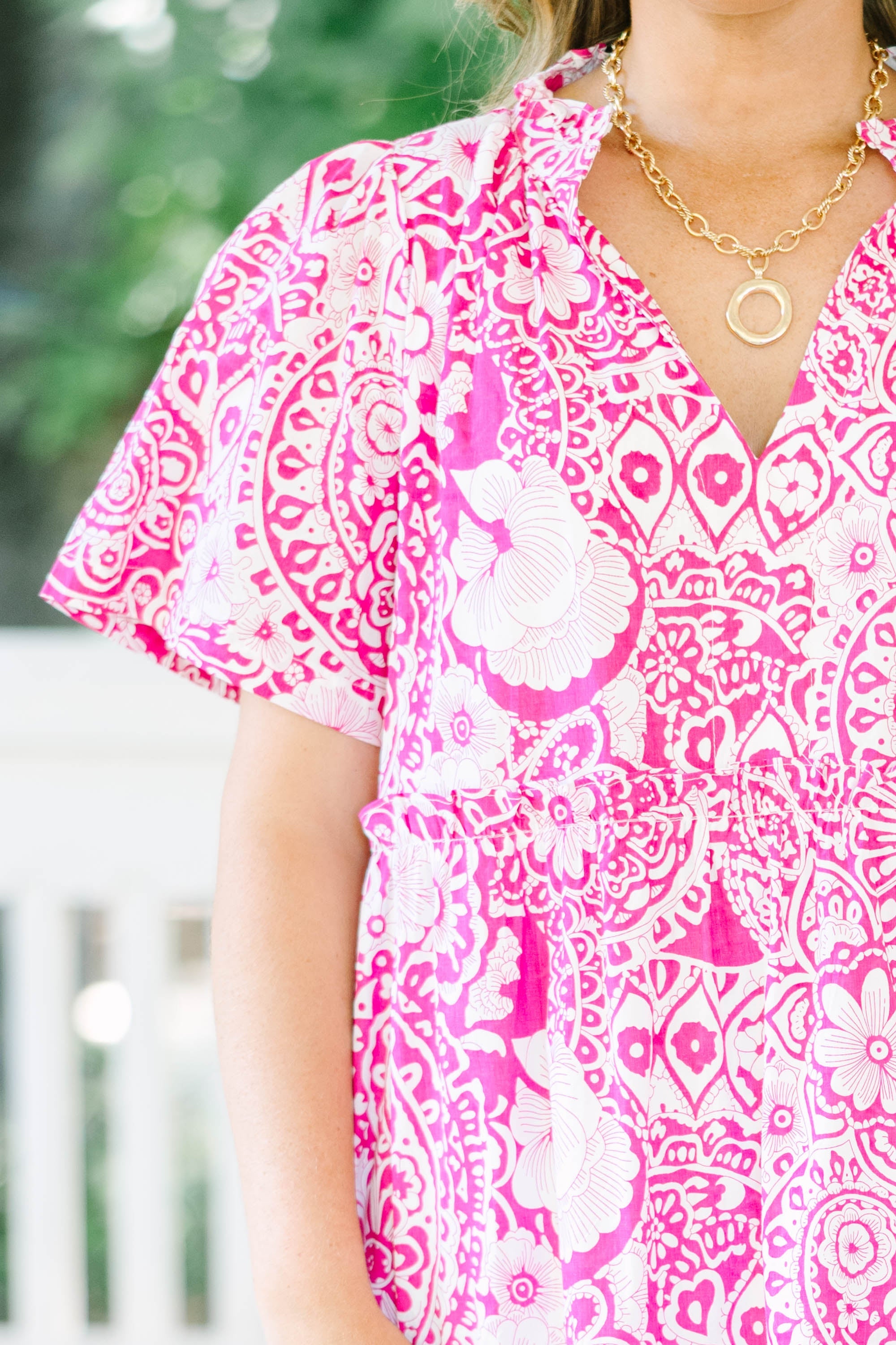 Straight Shot Dress, Fuchsia