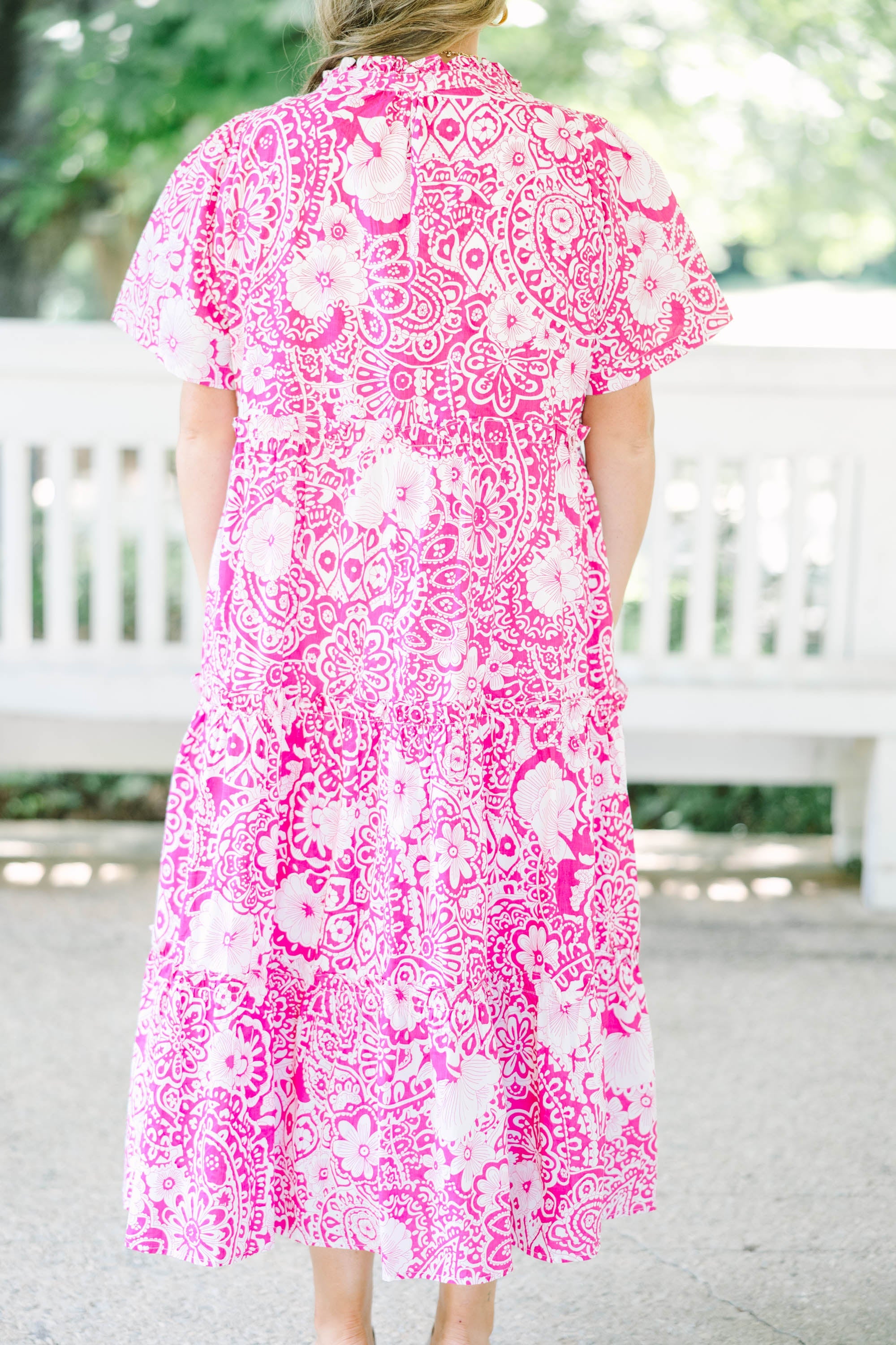 Straight Shot Dress, Fuchsia