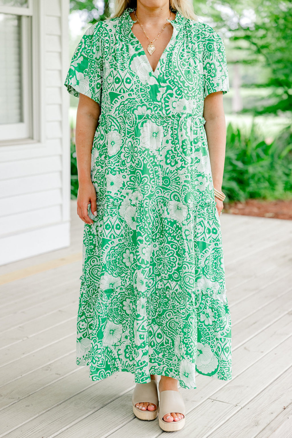 Straight Shot Dress, Green