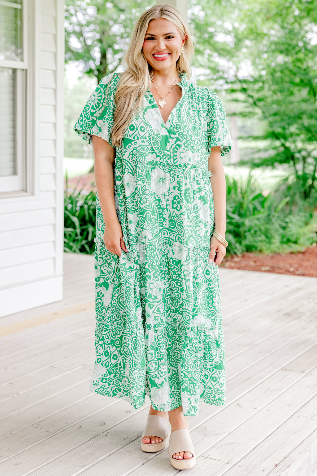 Straight Shot Dress, Green