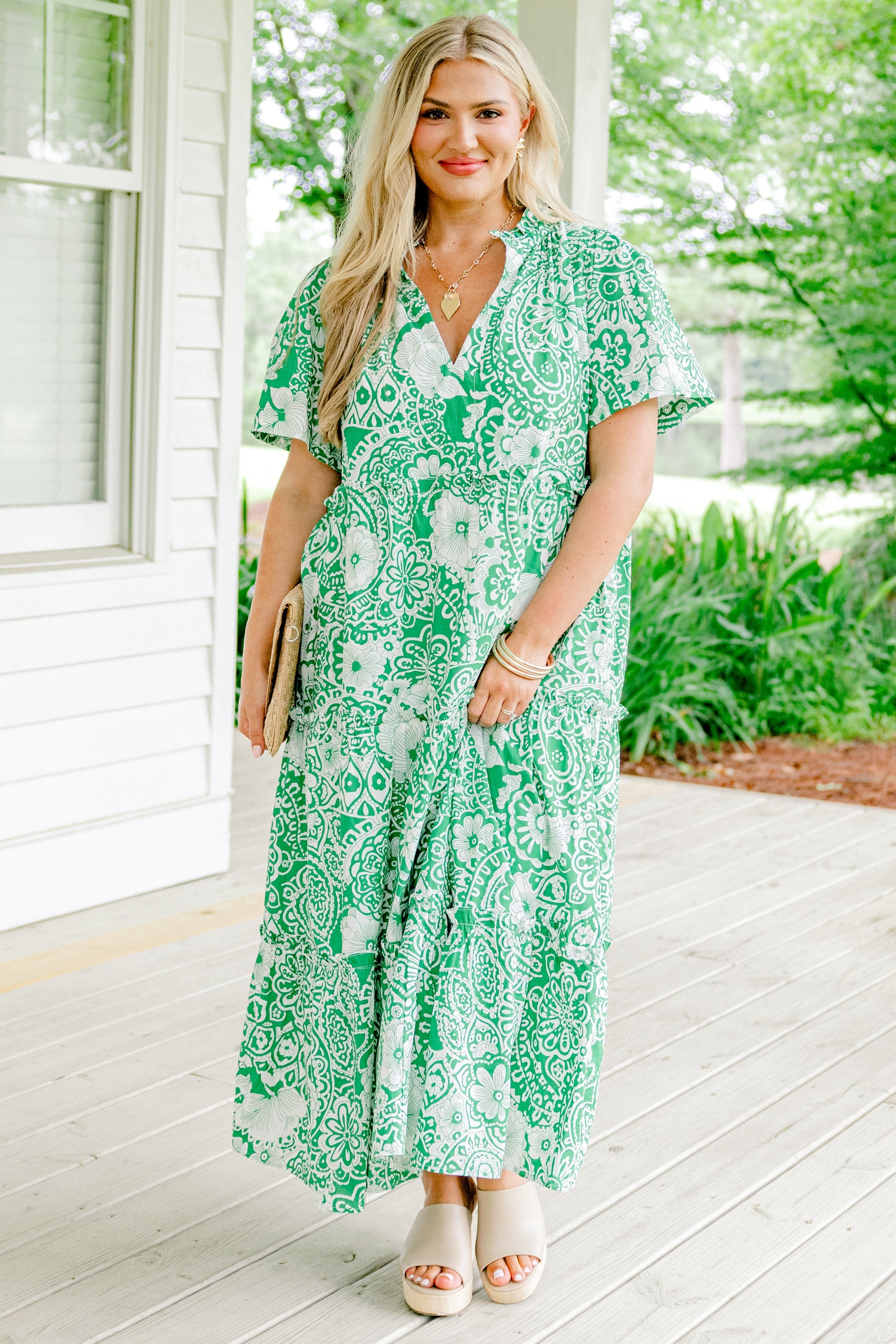 Straight Shot Dress, Green