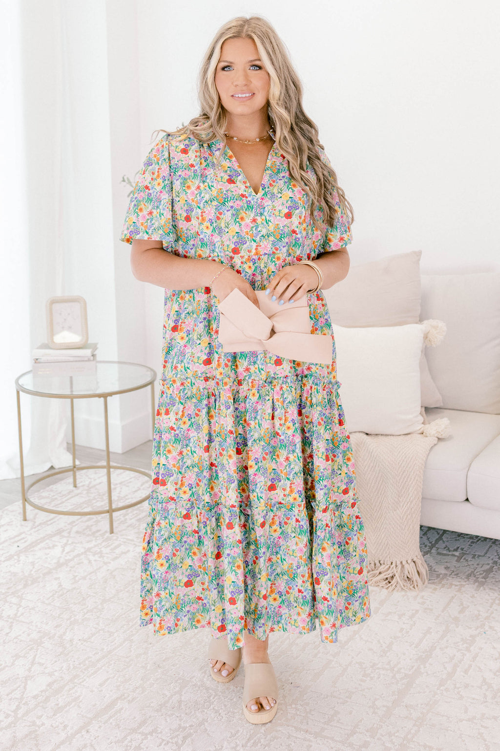 Straight Shot Dress, Pink Floral