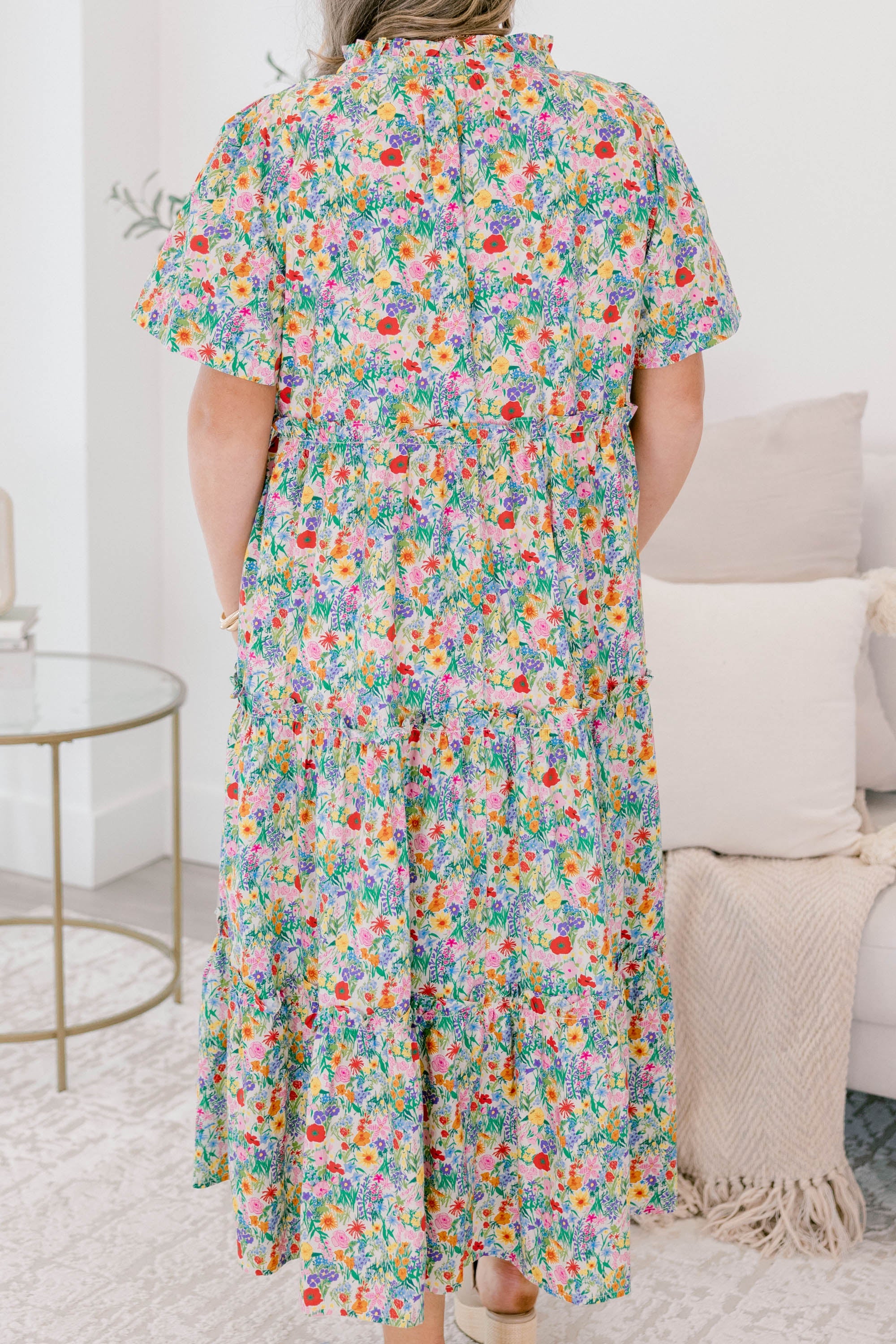 Straight Shot Dress, Pink Floral