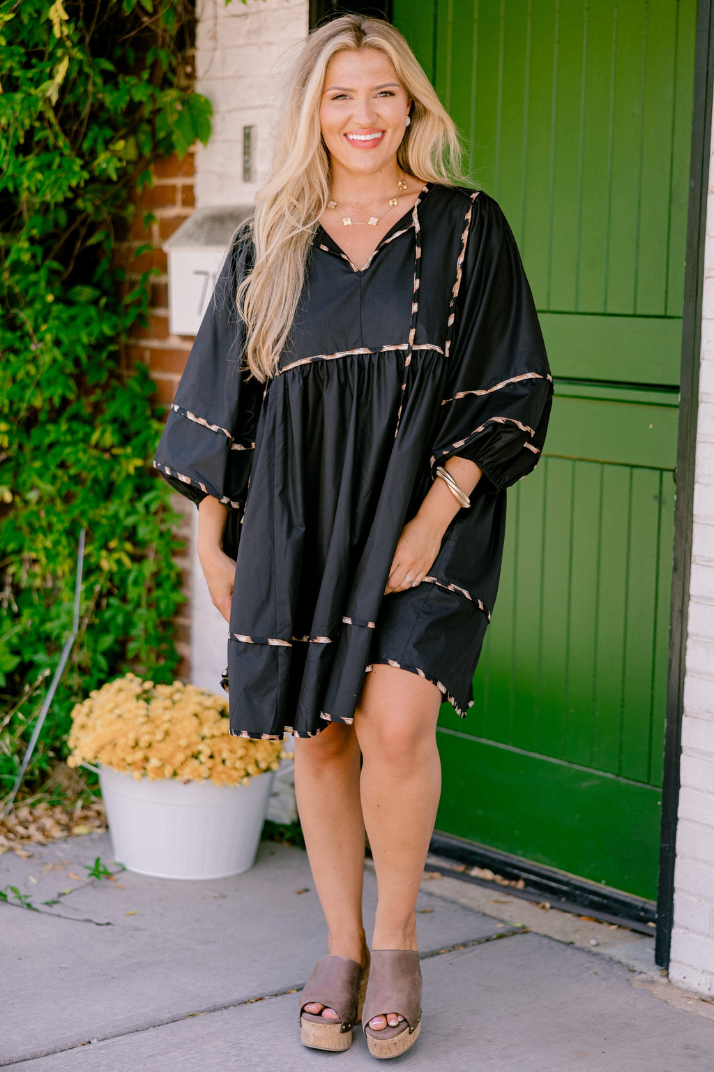 Stuck In Your Ways Dress, Black