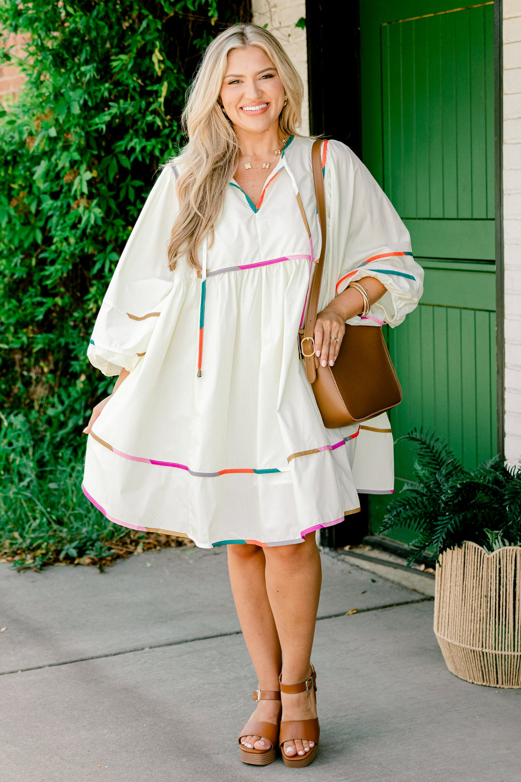 Stuck In Your Ways Dress, Cream