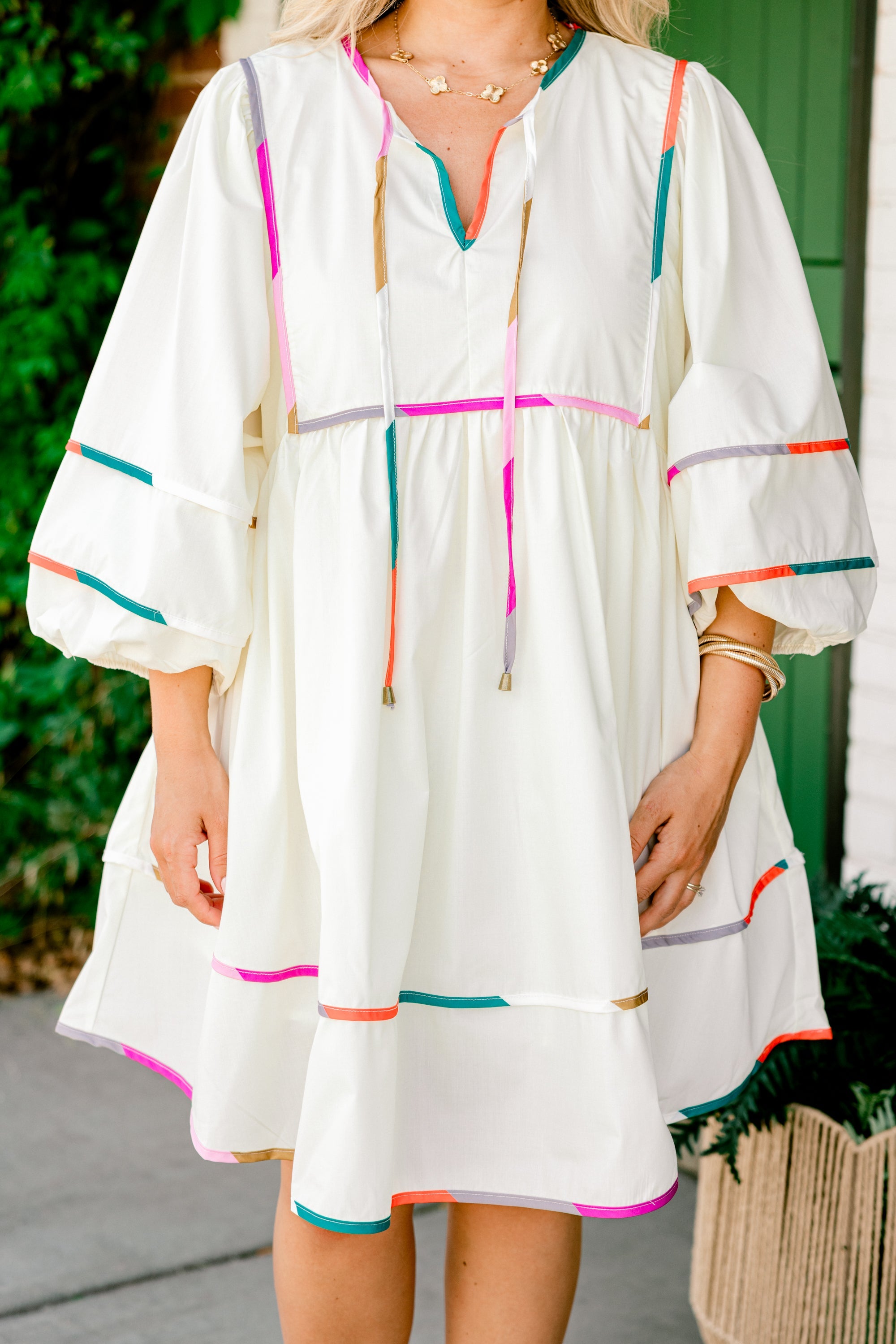 Stuck In Your Ways Dress, Cream