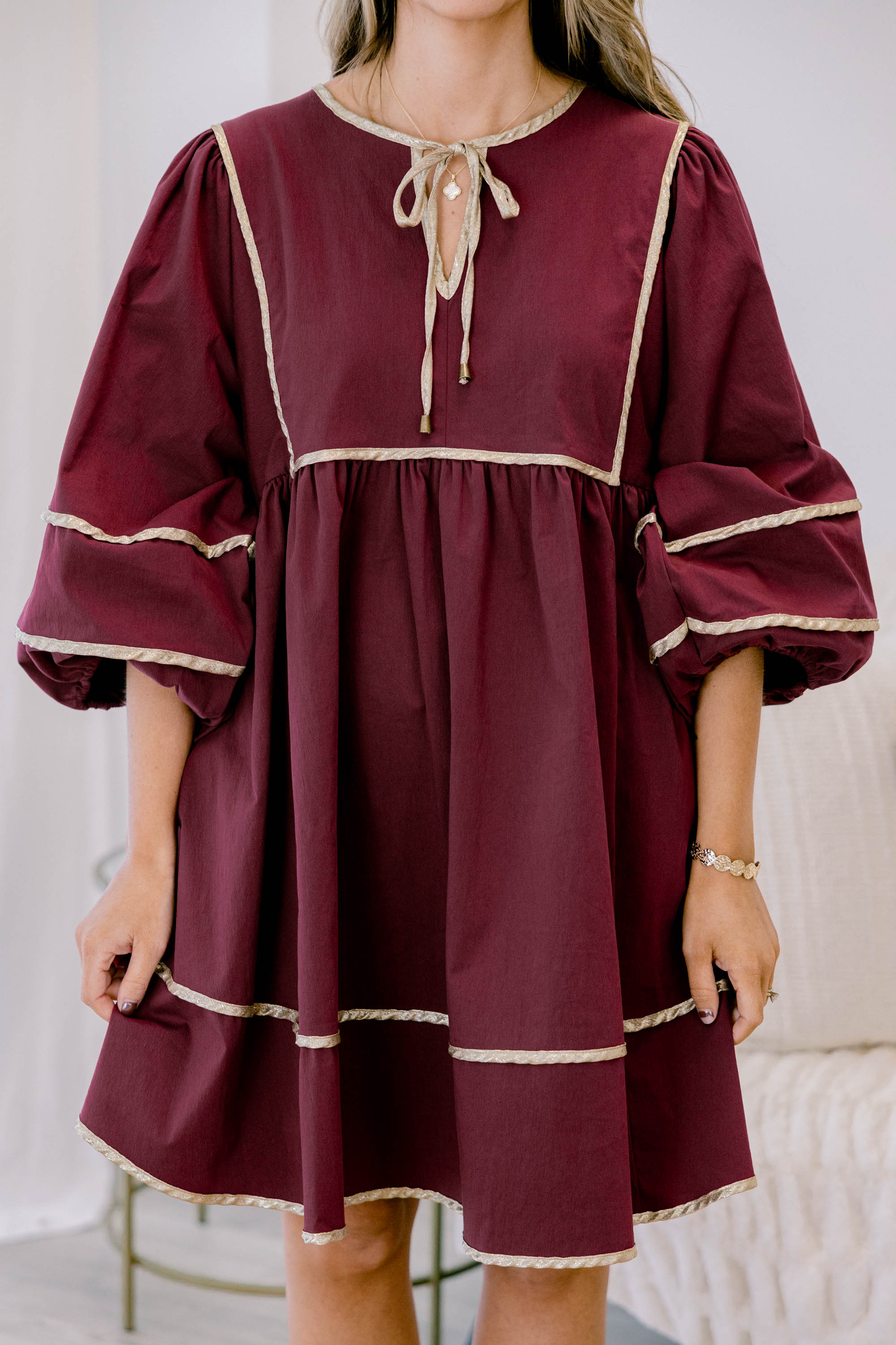 Stuck In Your Ways Dress, Plum
