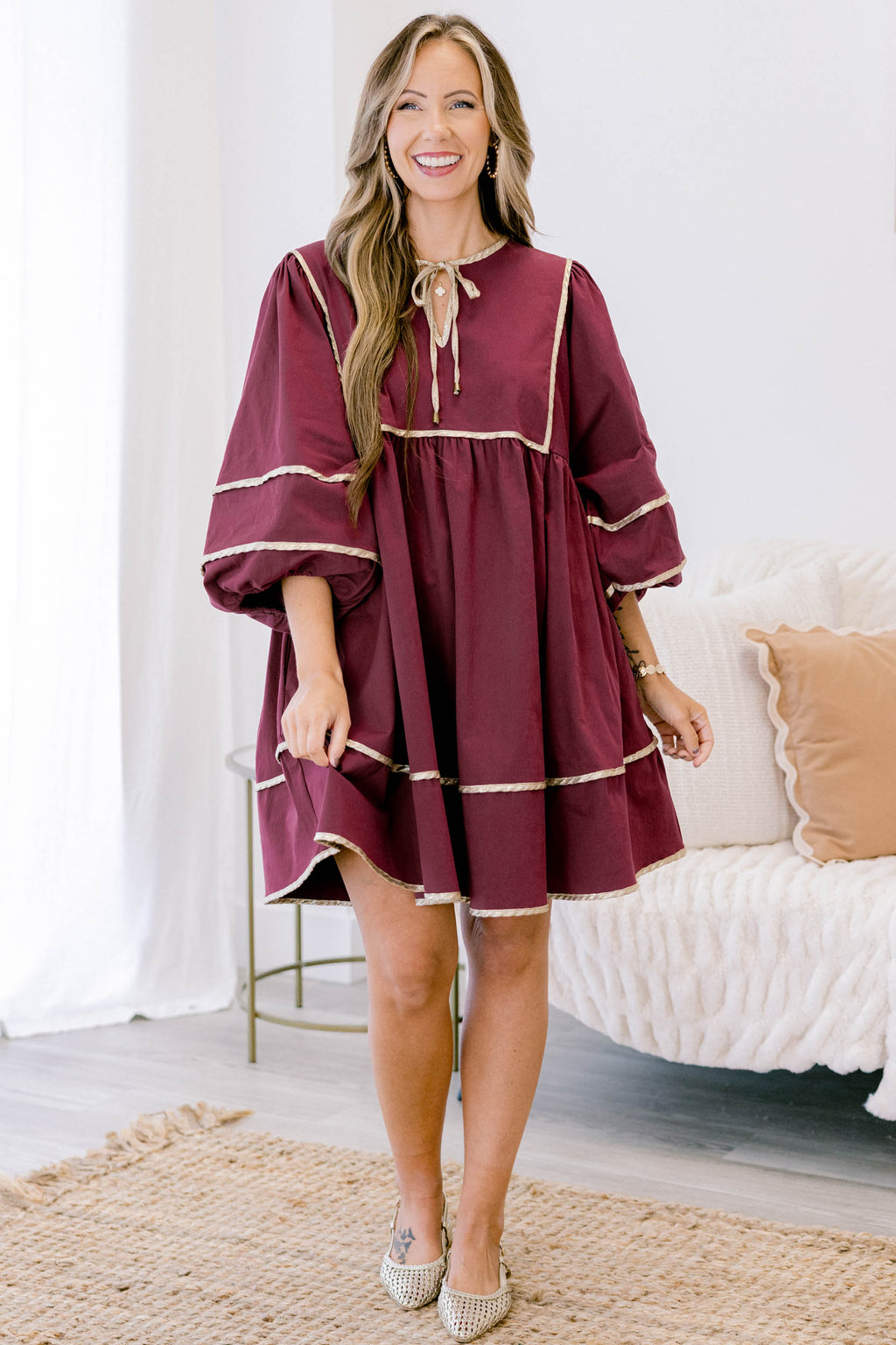 Stuck In Your Ways Dress, Plum