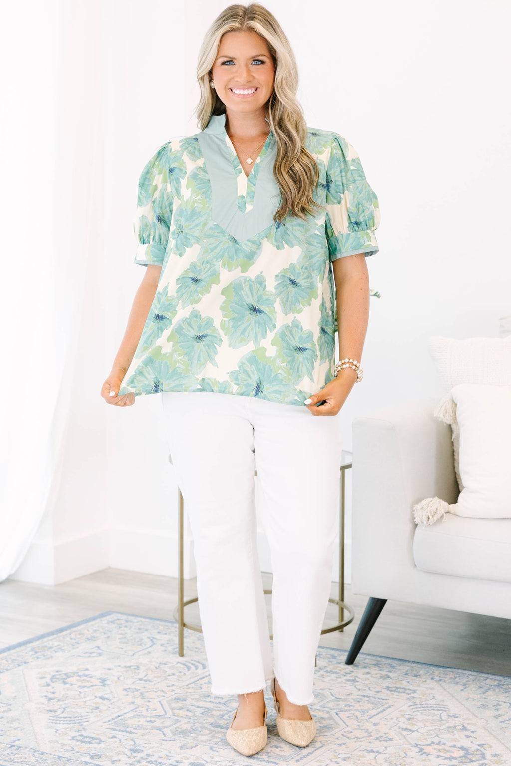 Style Statement Top, Green