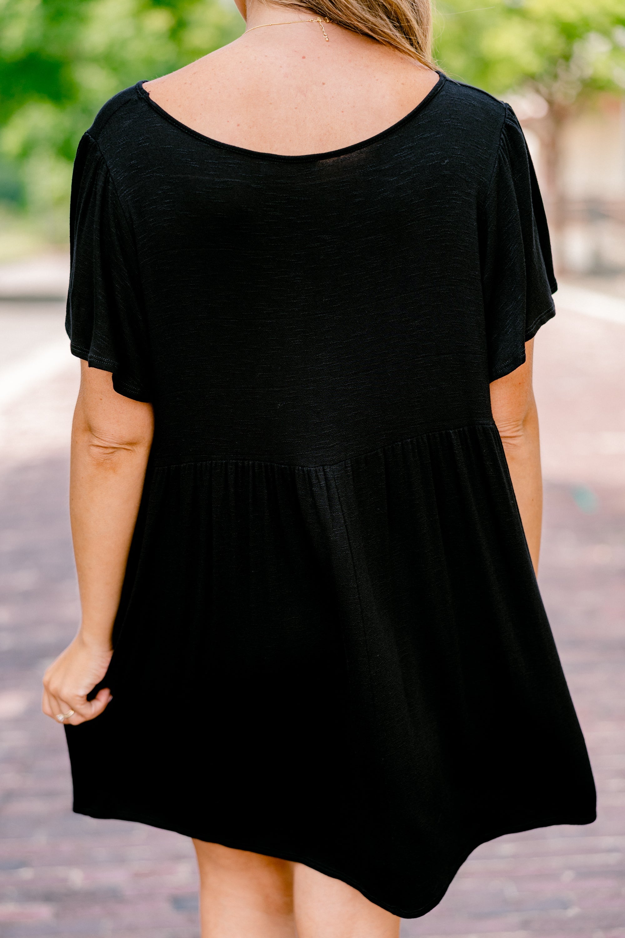 Stylish Attitude Dress, Black