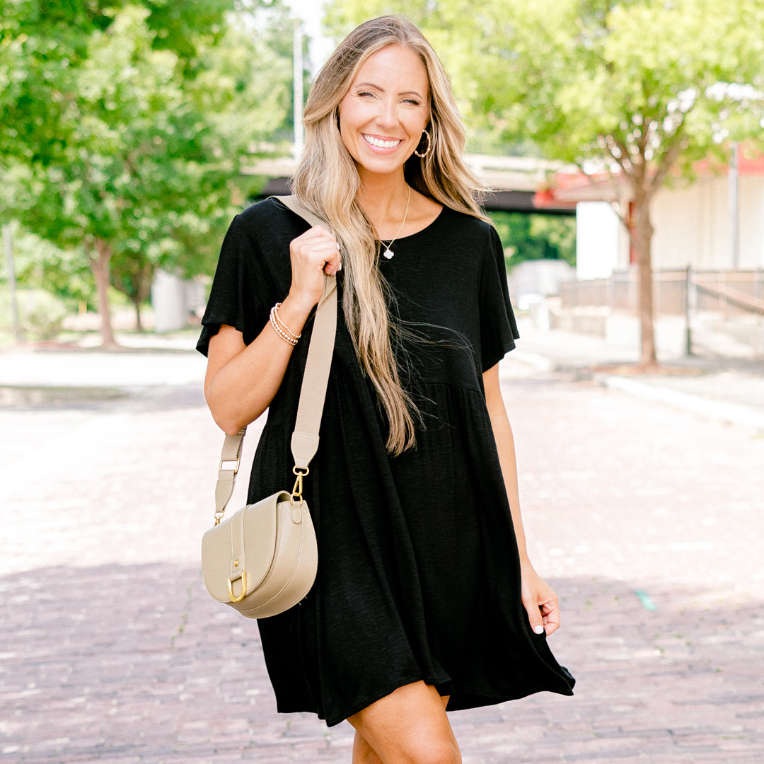 Stylish Attitude Dress, Black