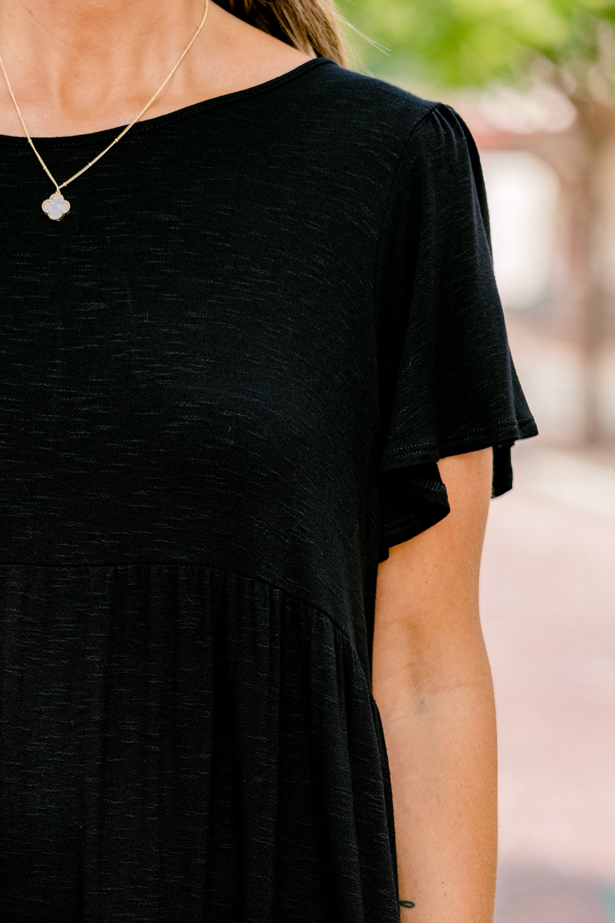 Stylish Attitude Dress, Black