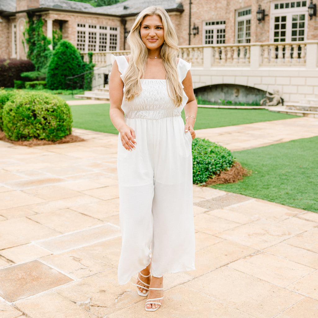 Stylish Princess Jumpsuit, Off White