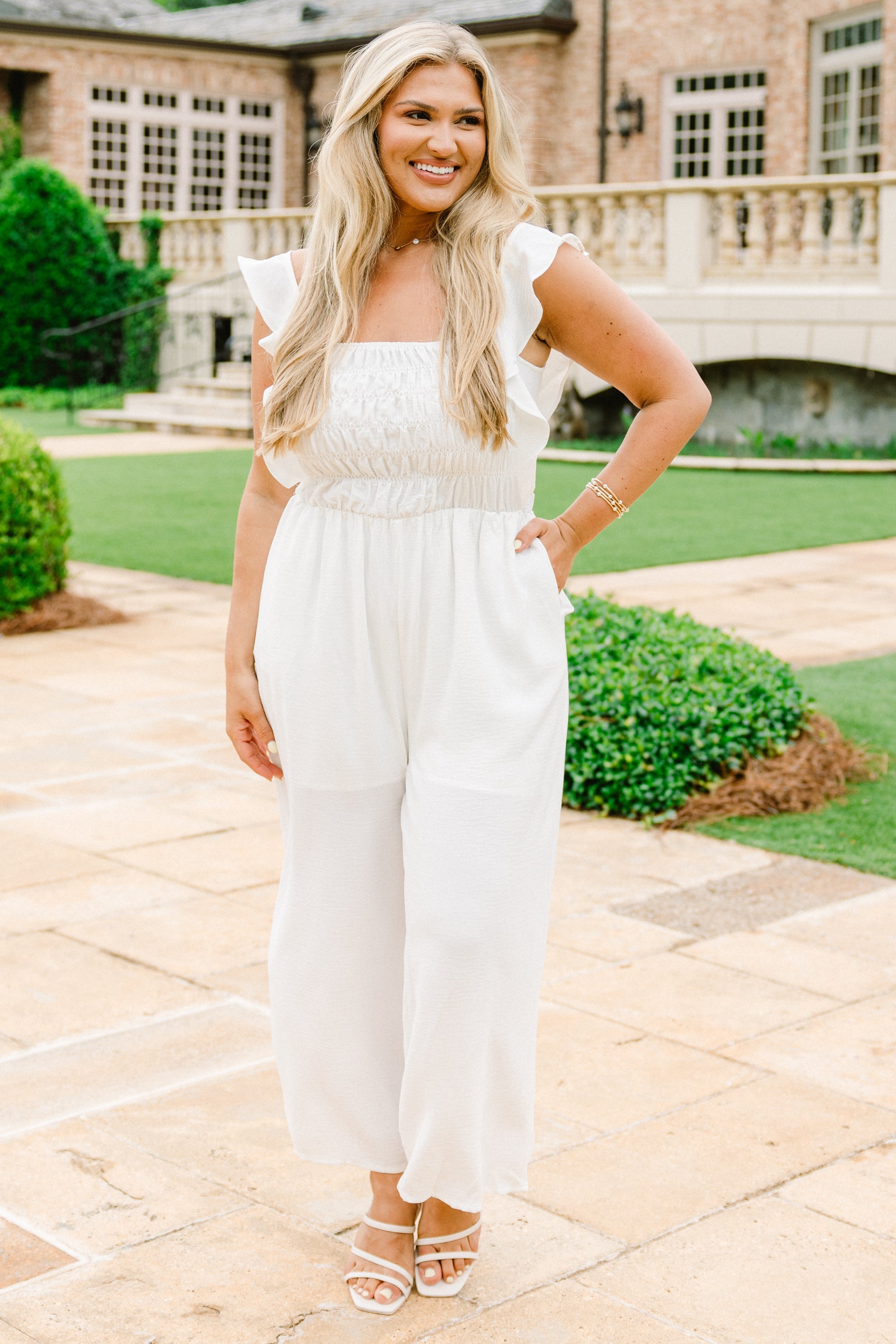 Stylish Princess Jumpsuit, Off White