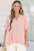 Sugar Magnolia Top, Light Rose