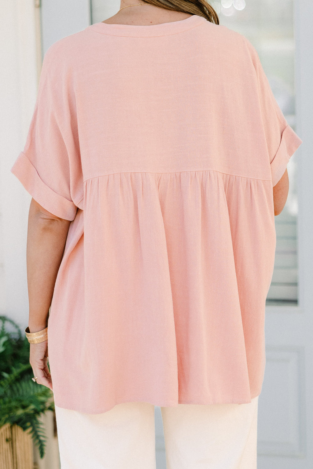 Sugar Magnolia Top, Light Rose