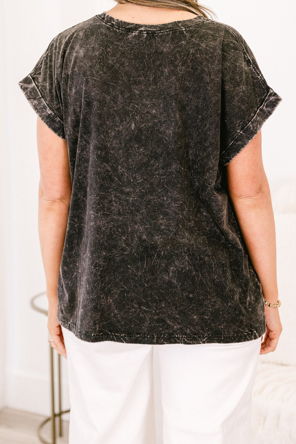 Summer Fun Top, Ash Black