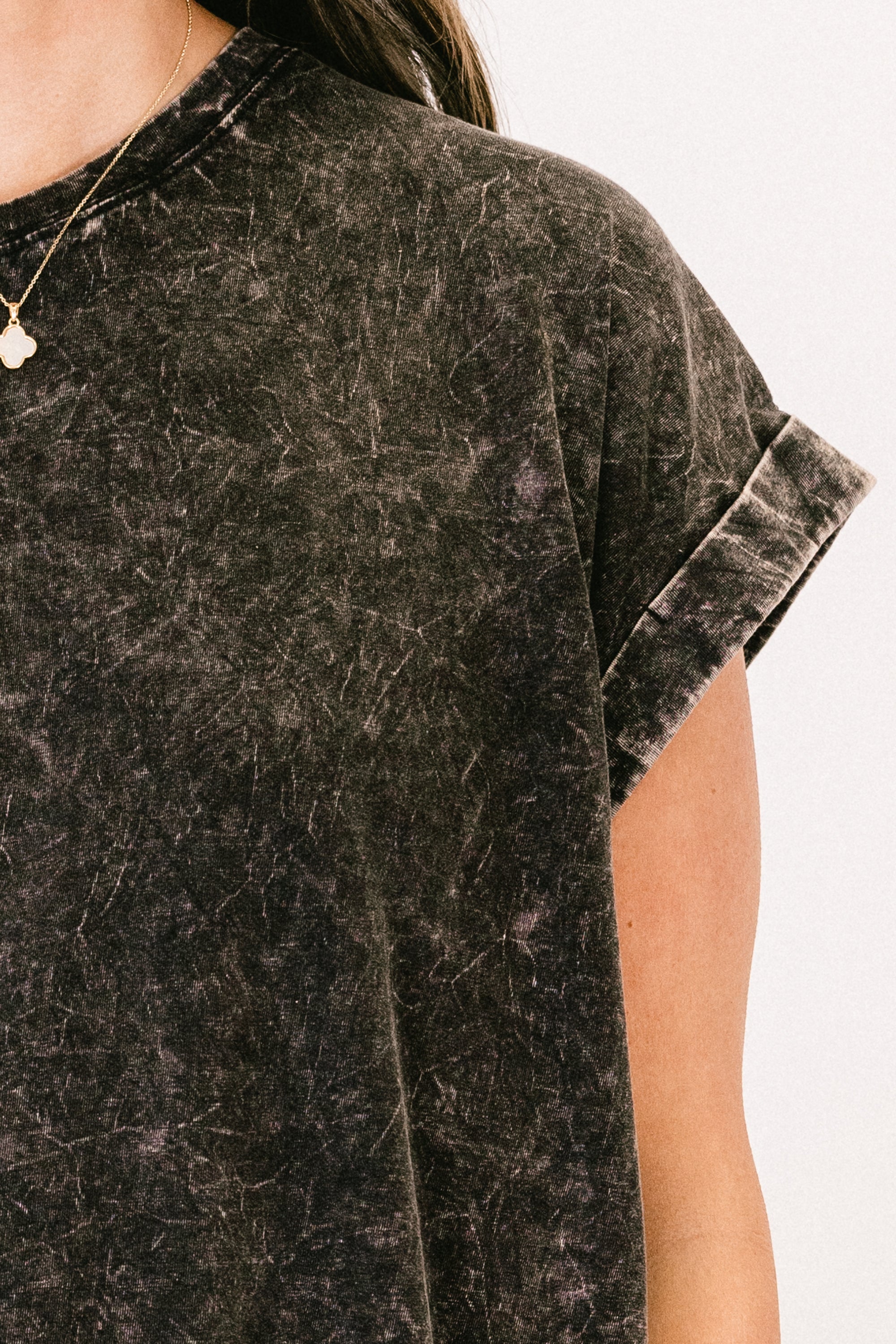 Summer Fun Top, Ash Black