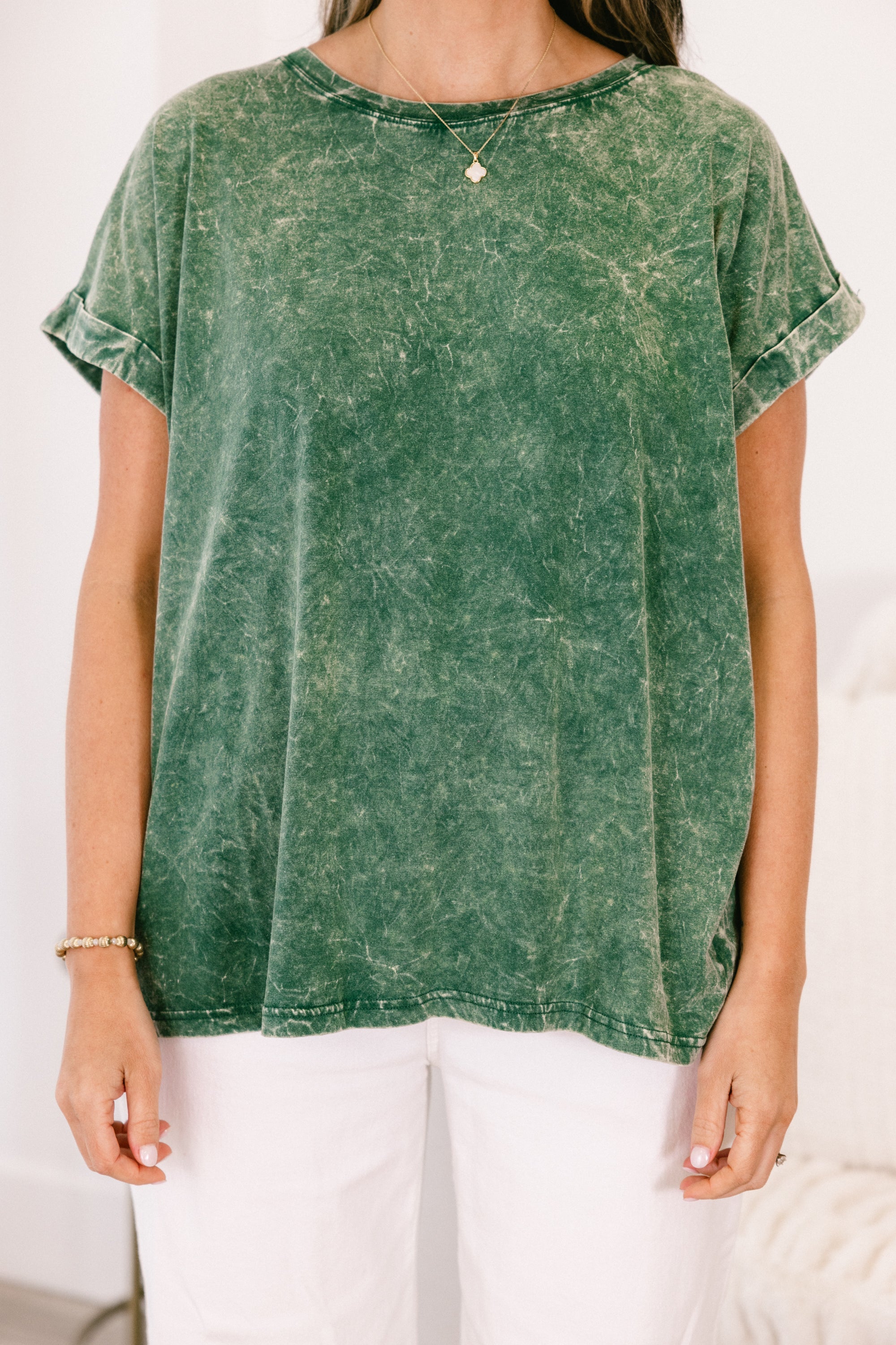 Summer Fun Top, Dark Green