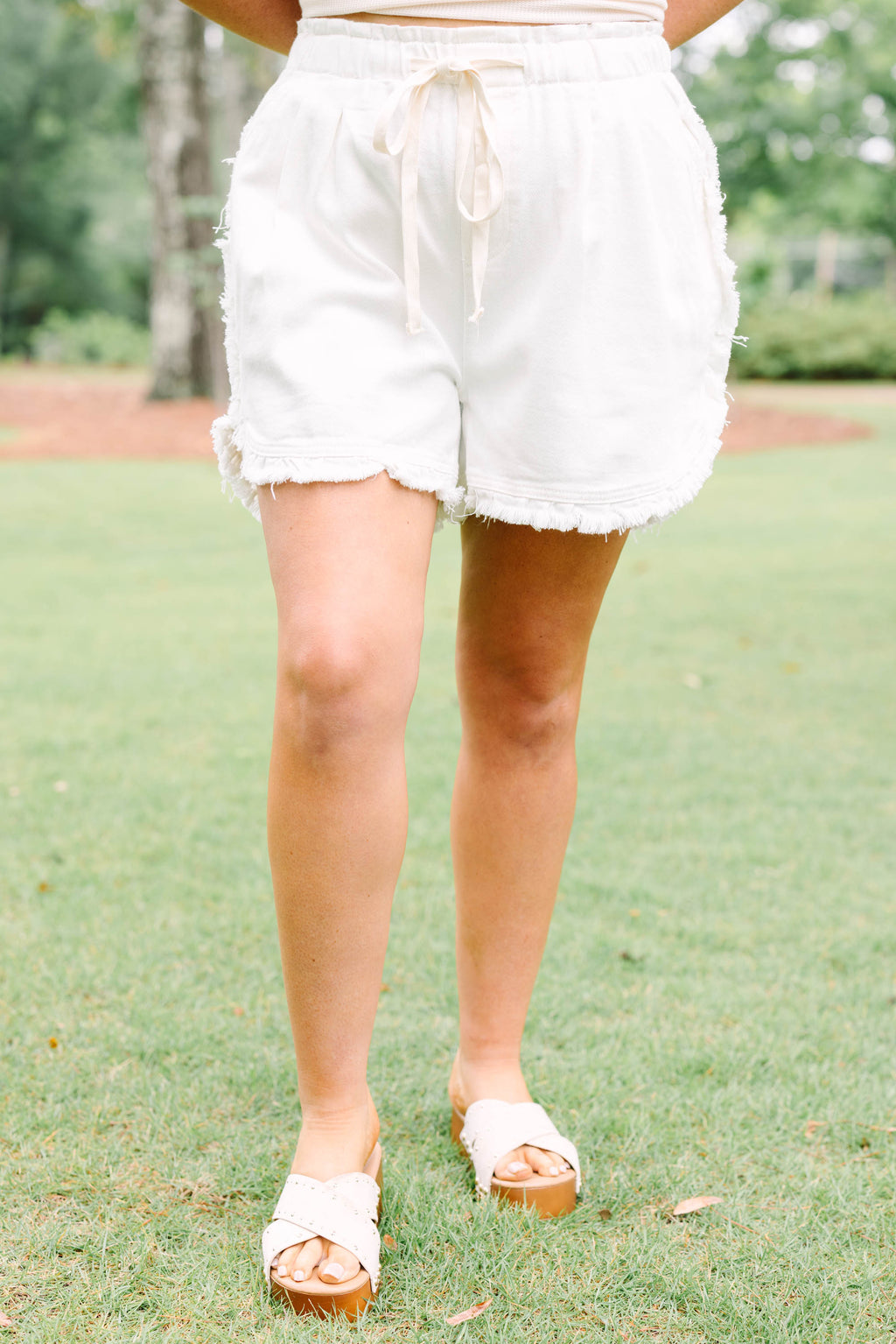 Summer In The Air Shorts, Ivory