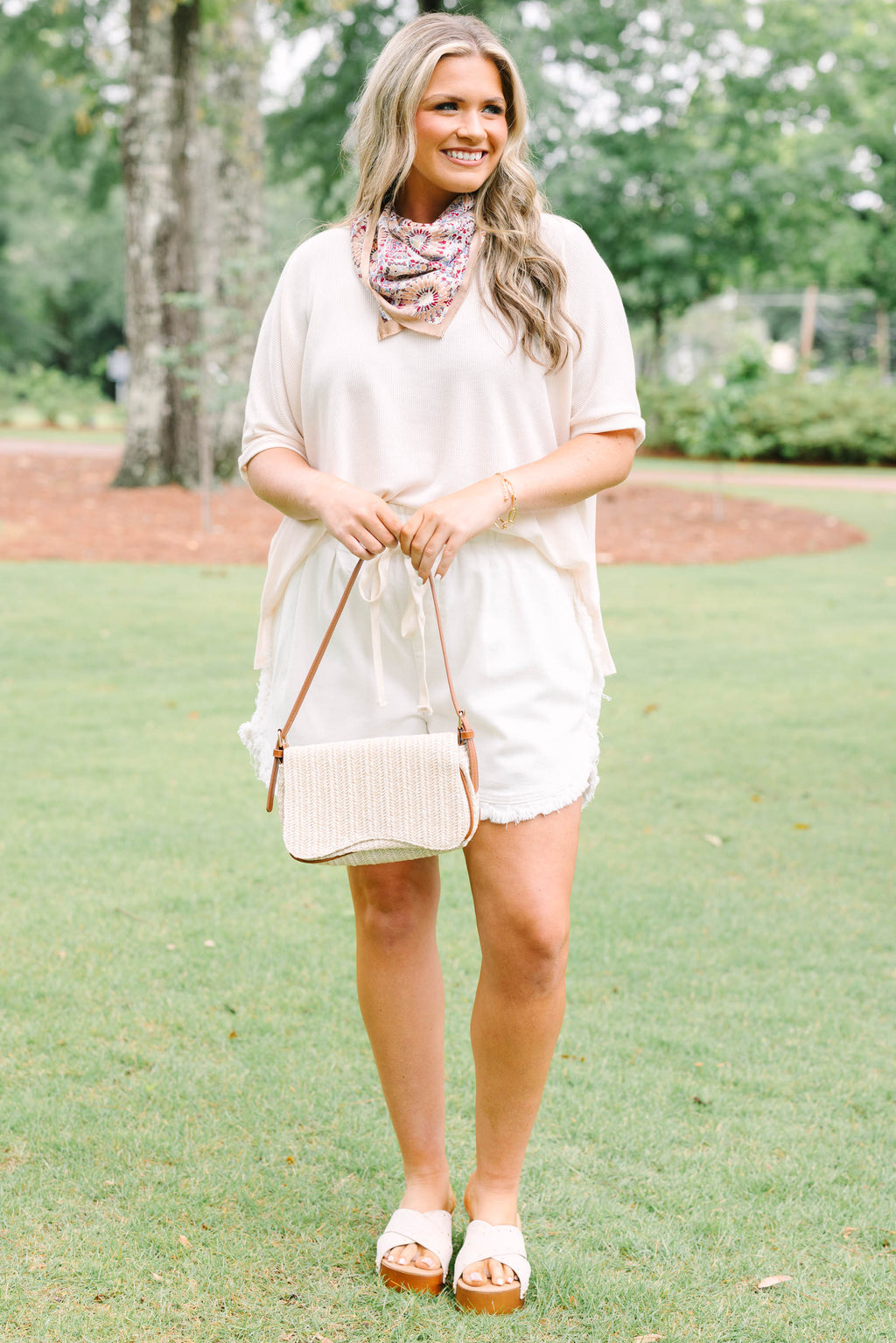 Summer In The Air Shorts, Ivory