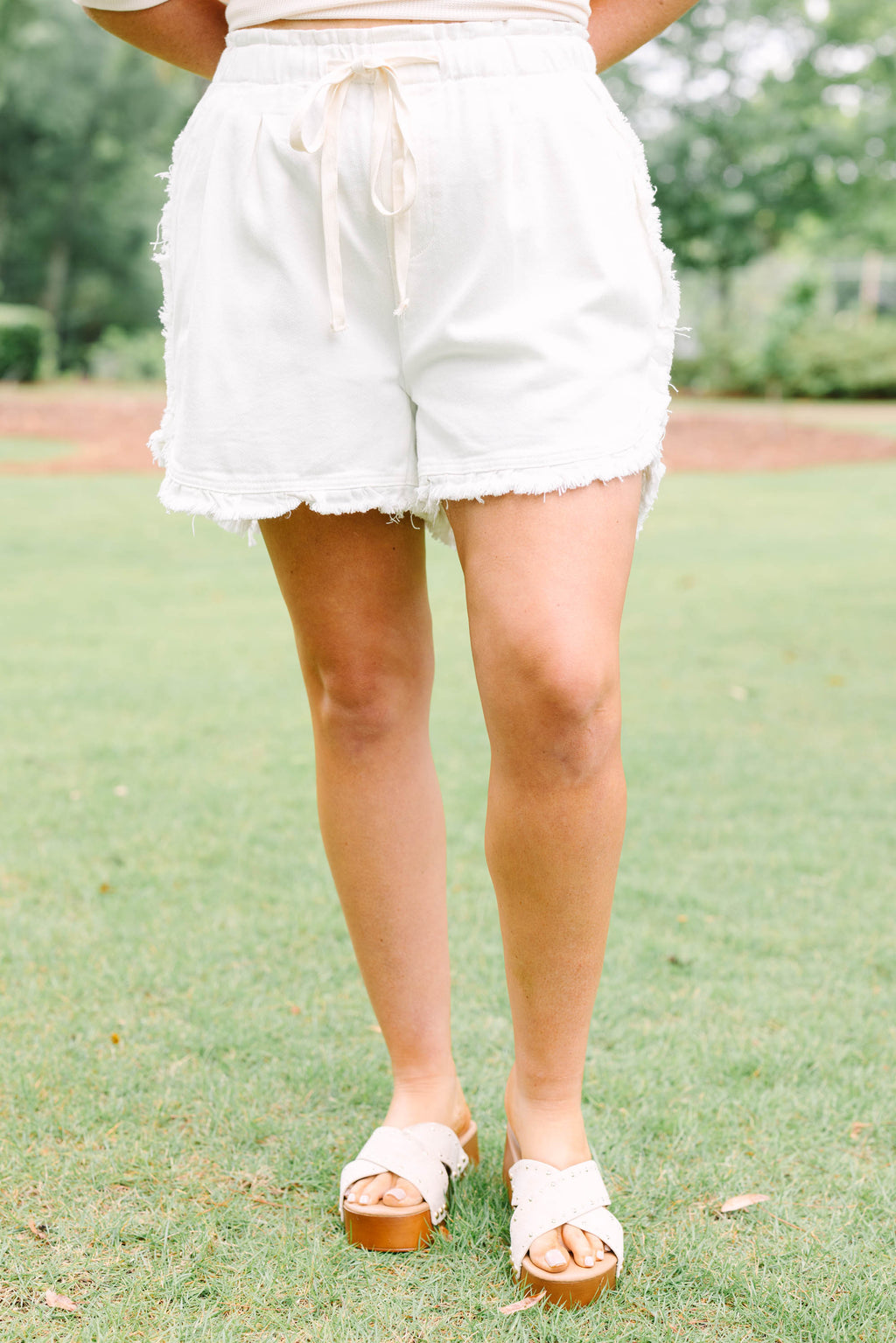 Summer In The Air Shorts, Ivory