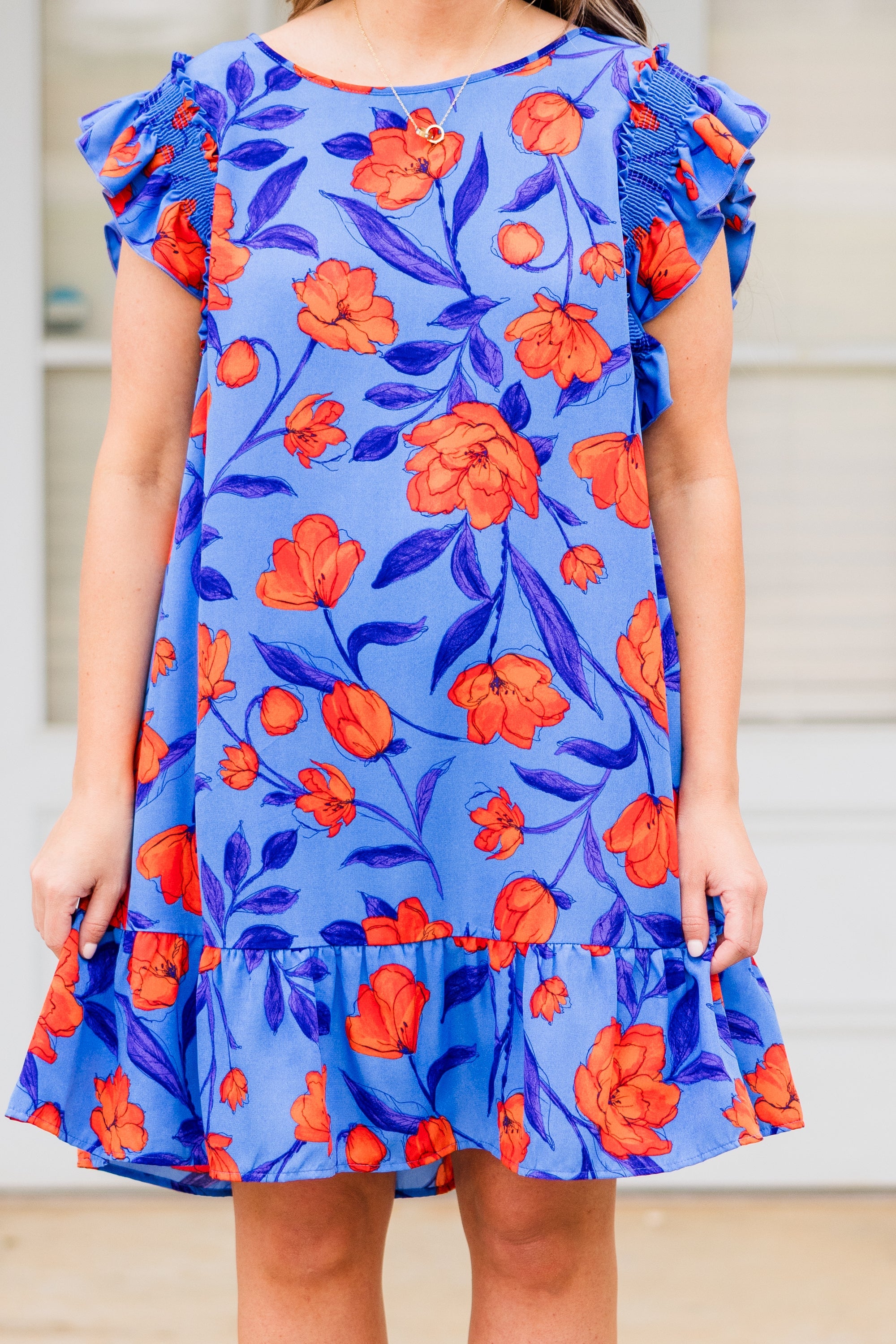 Summer Journey Dress, Royal Blue
