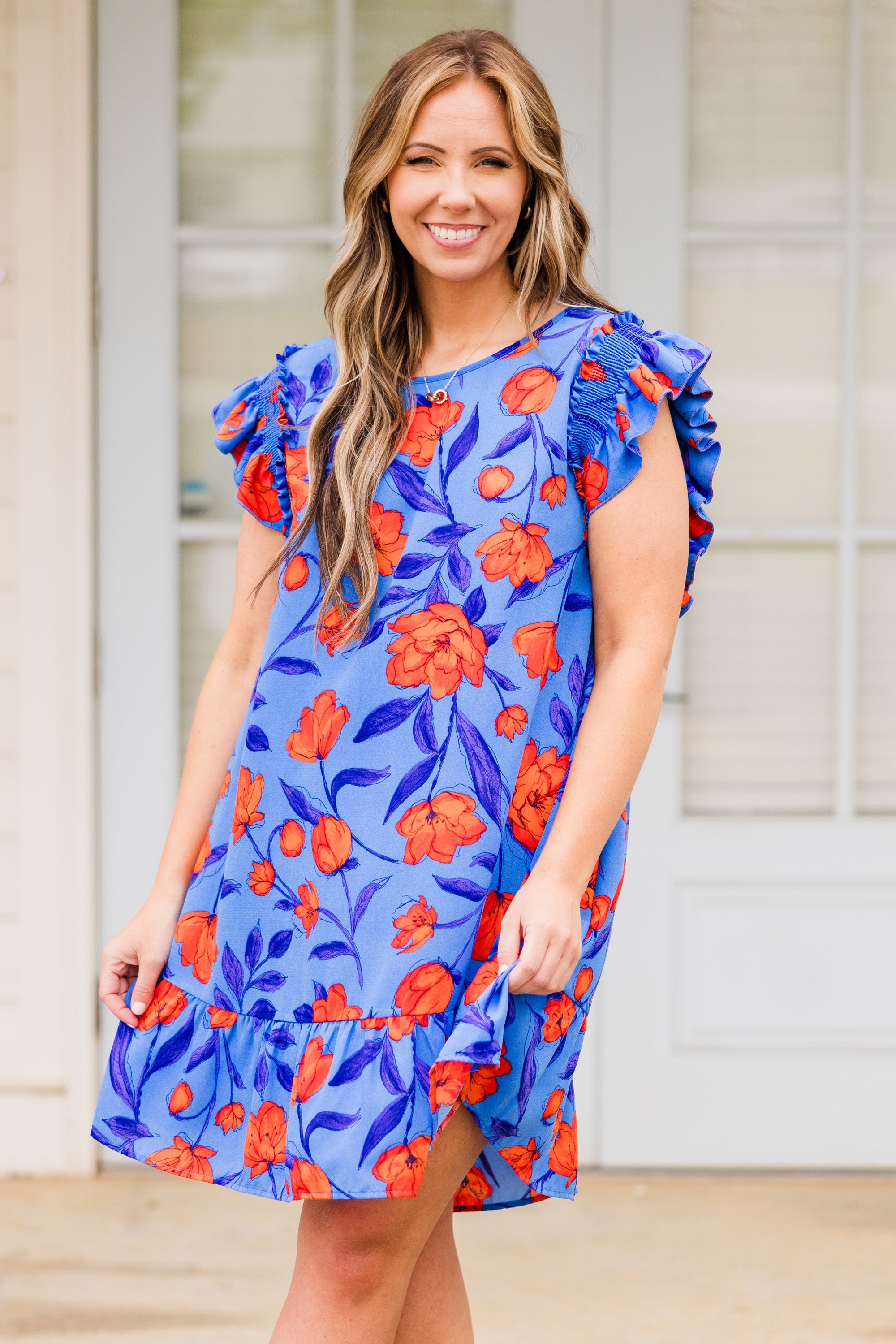 Summer Journey Dress, Royal Blue